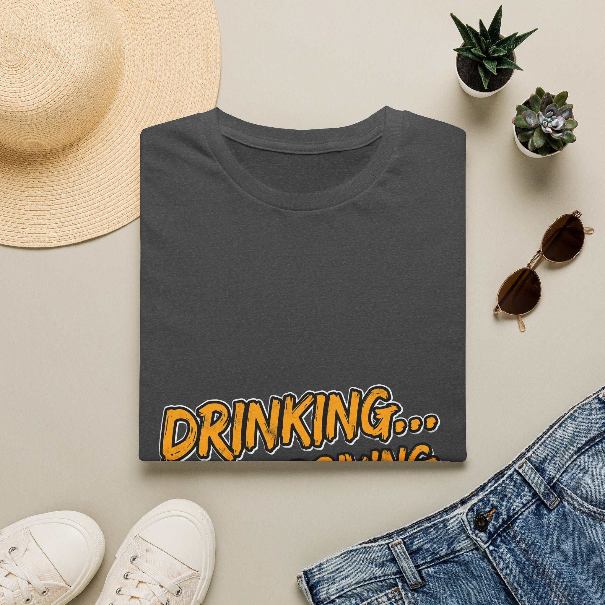 Drinking… Not Driving T-Shirt — Funny Sober Driver Awareness Tee