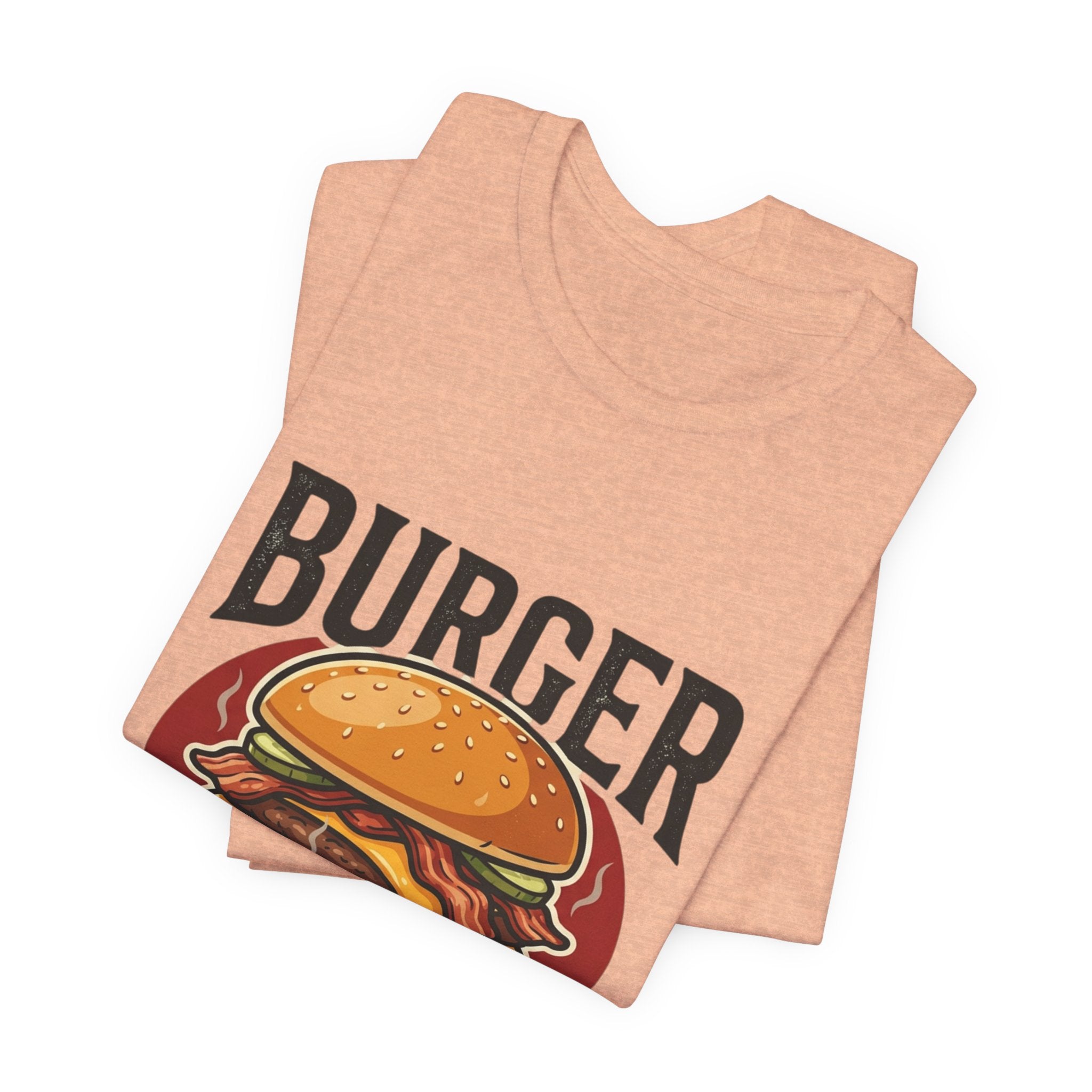 Burger Enthusiast T-Shirt — Retro Cheeseburger Graphic Tee for Foodies