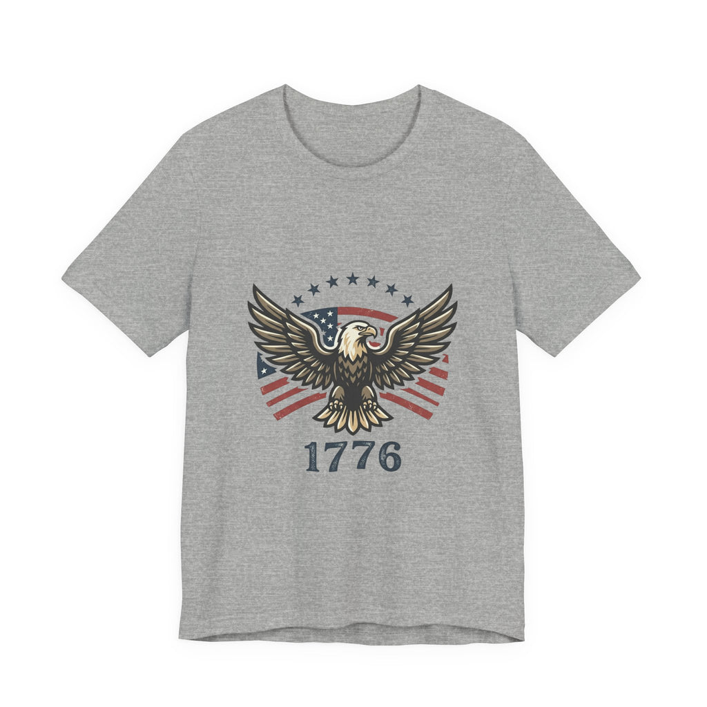 1776 Eagle Patriotic Tee | Faith and Freedom, Vintage Americana