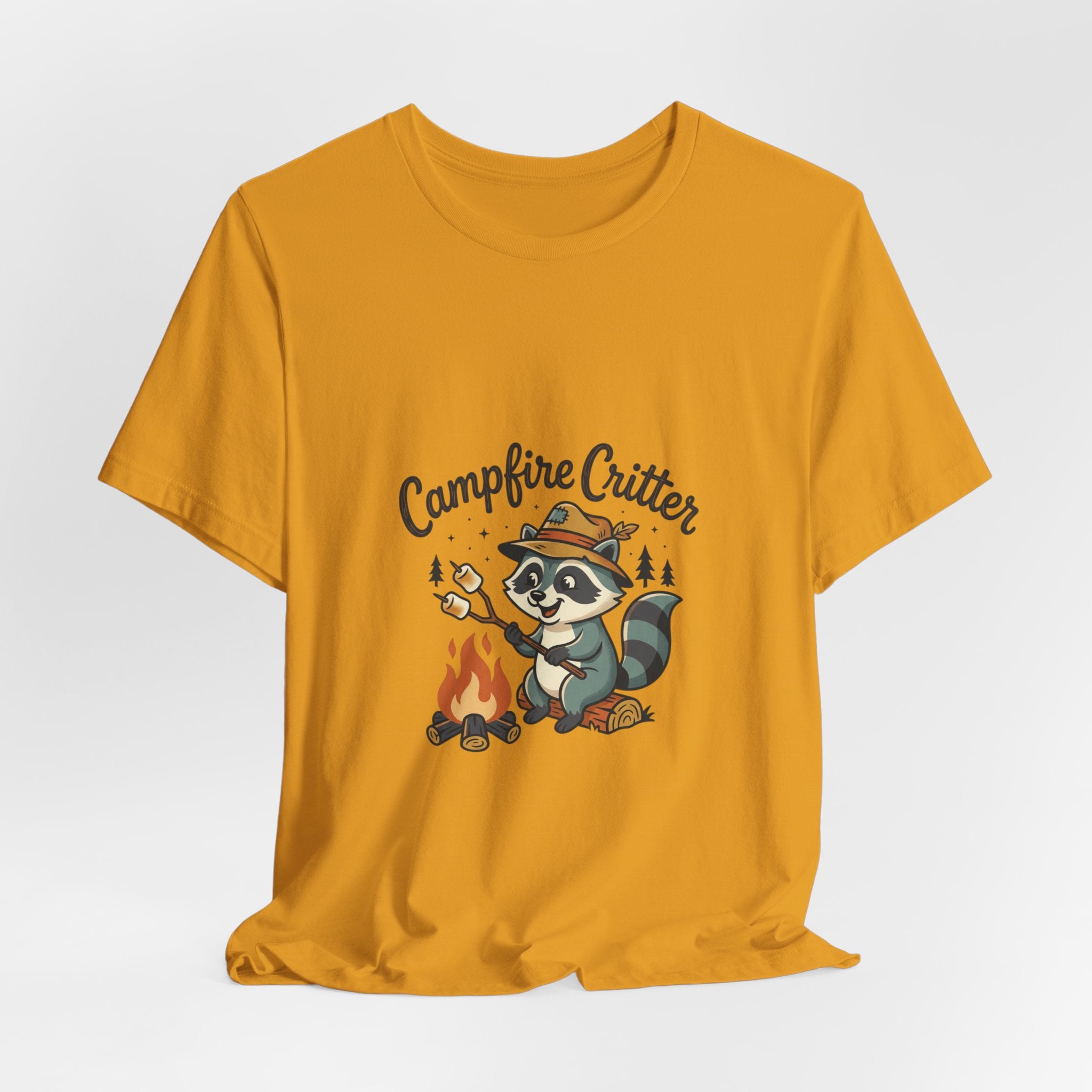 Campfire Critter T‑Shirt — Cute Raccoon Camping Tee