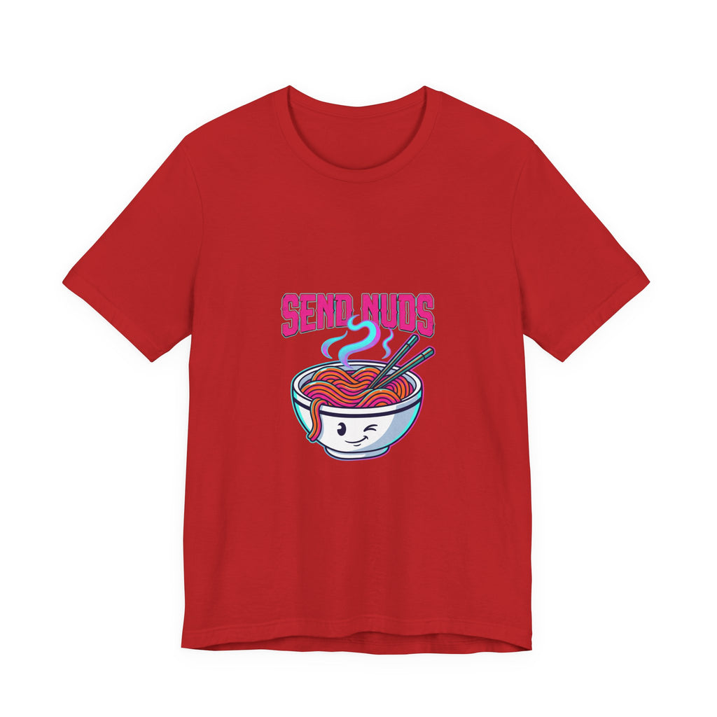 Ramen 'Send Nuds' Graphic Tee — Cute Kawaii Noodle Shirt
