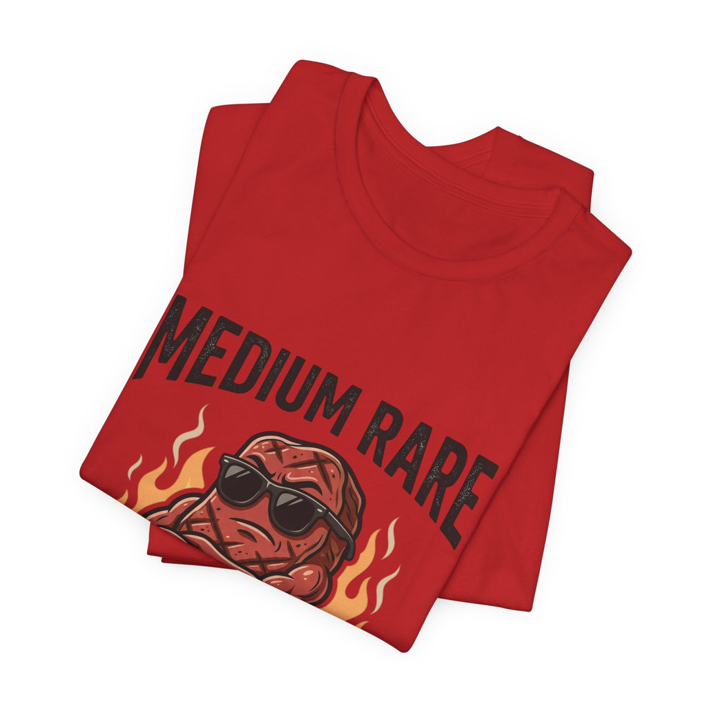 Medium Rare Personality Steak T-Shirt — Funny Grill & BBQ Shirt