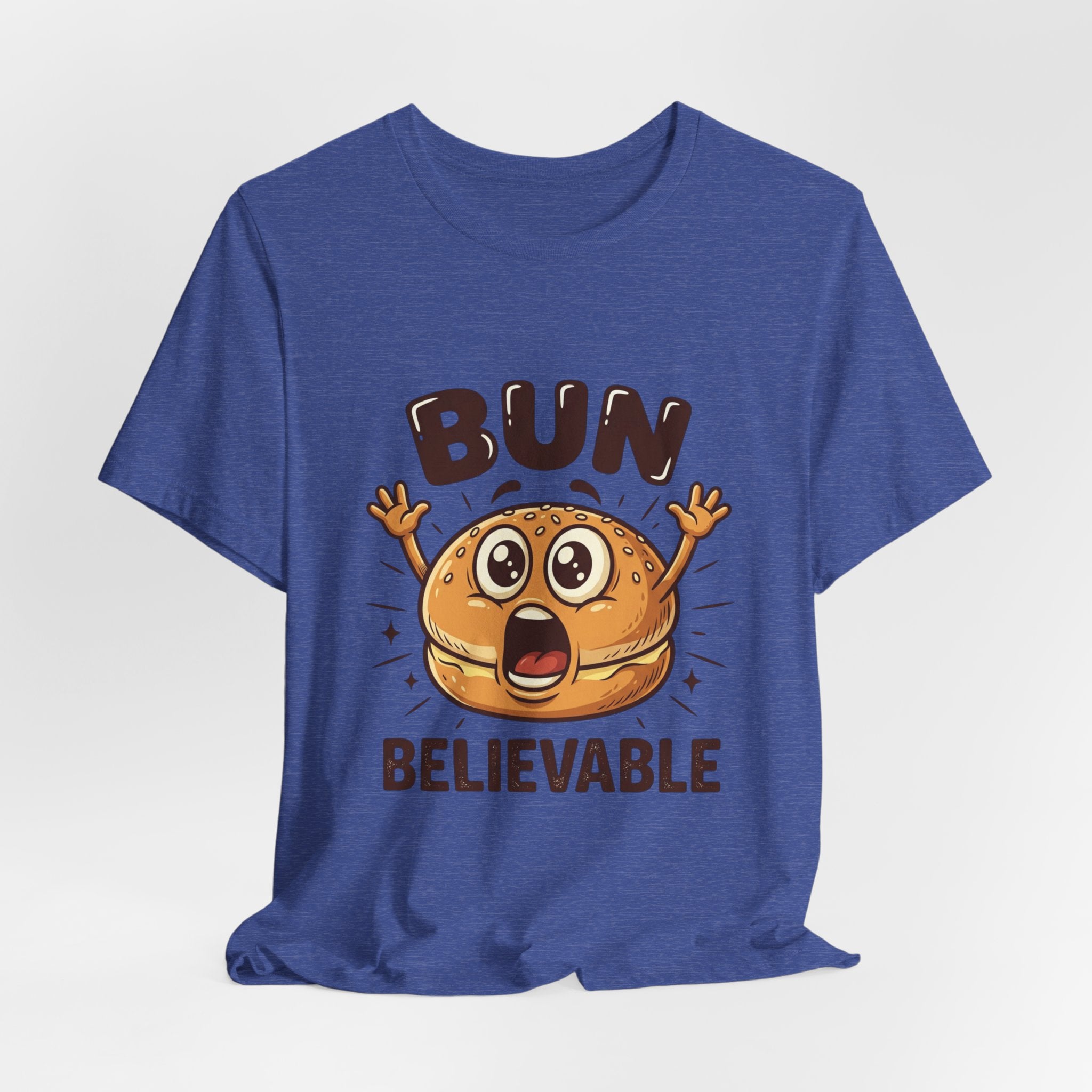 Bun Believable Burger Tee — Funny Cute Food Pun T-Shirt