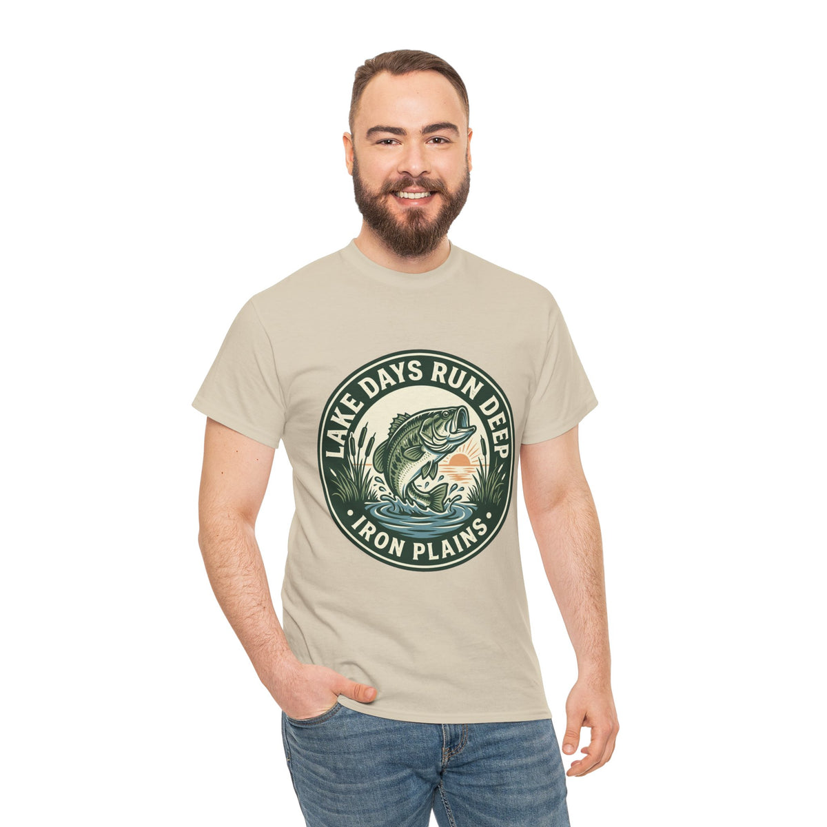 Lake Days Run Deep Fishing T-Shirt