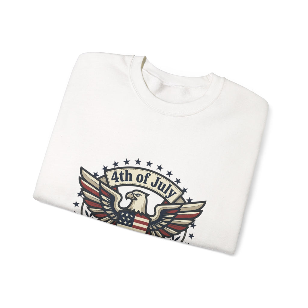Faith & Freedom 4th of July Sweatshirt | patriotic, faith-based, vintage Americana