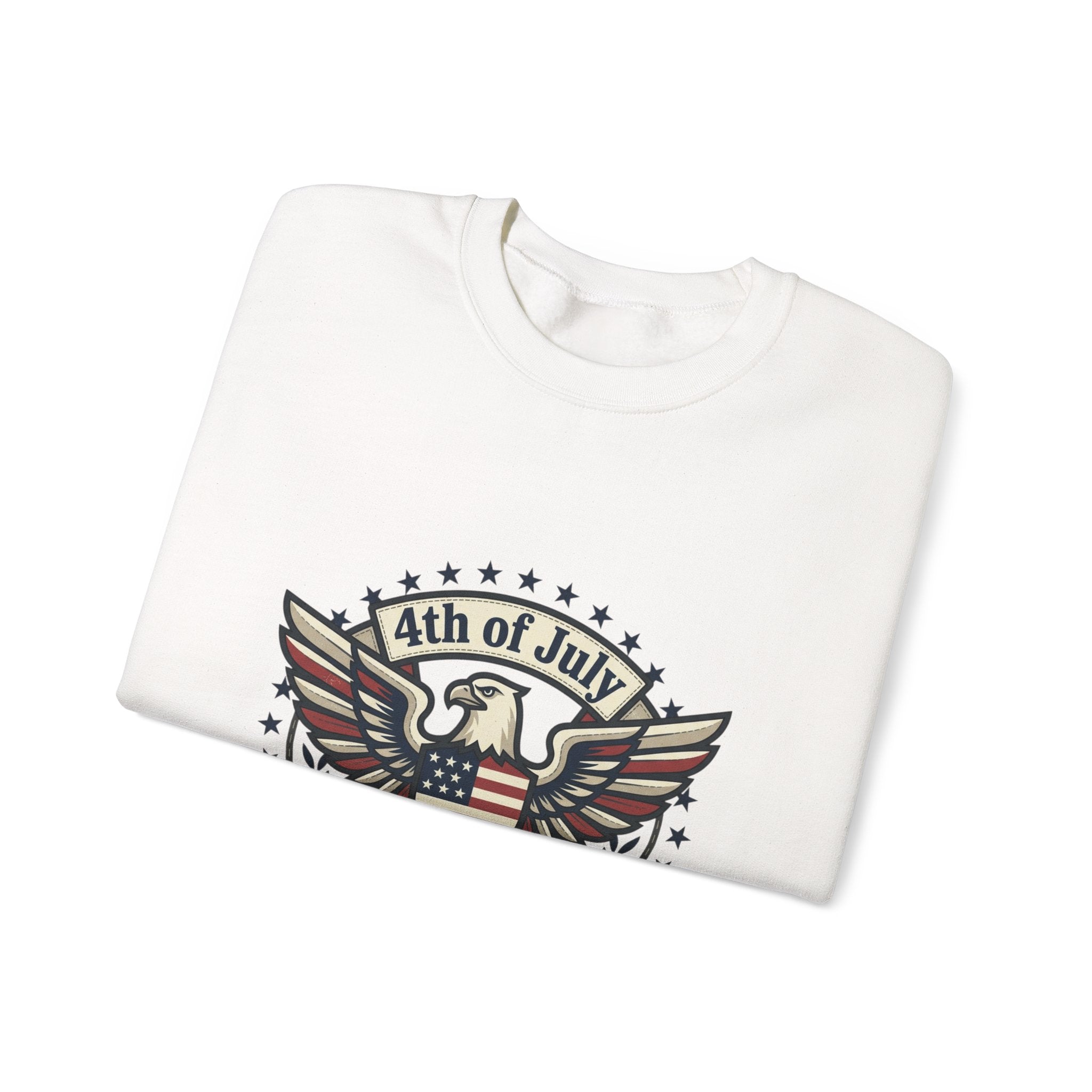 Faith & Freedom 4th of July Sweatshirt | patriotic, faith-based, vintage Americana