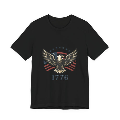 1776 Eagle Patriotic Tee | Faith and Freedom, Vintage Americana