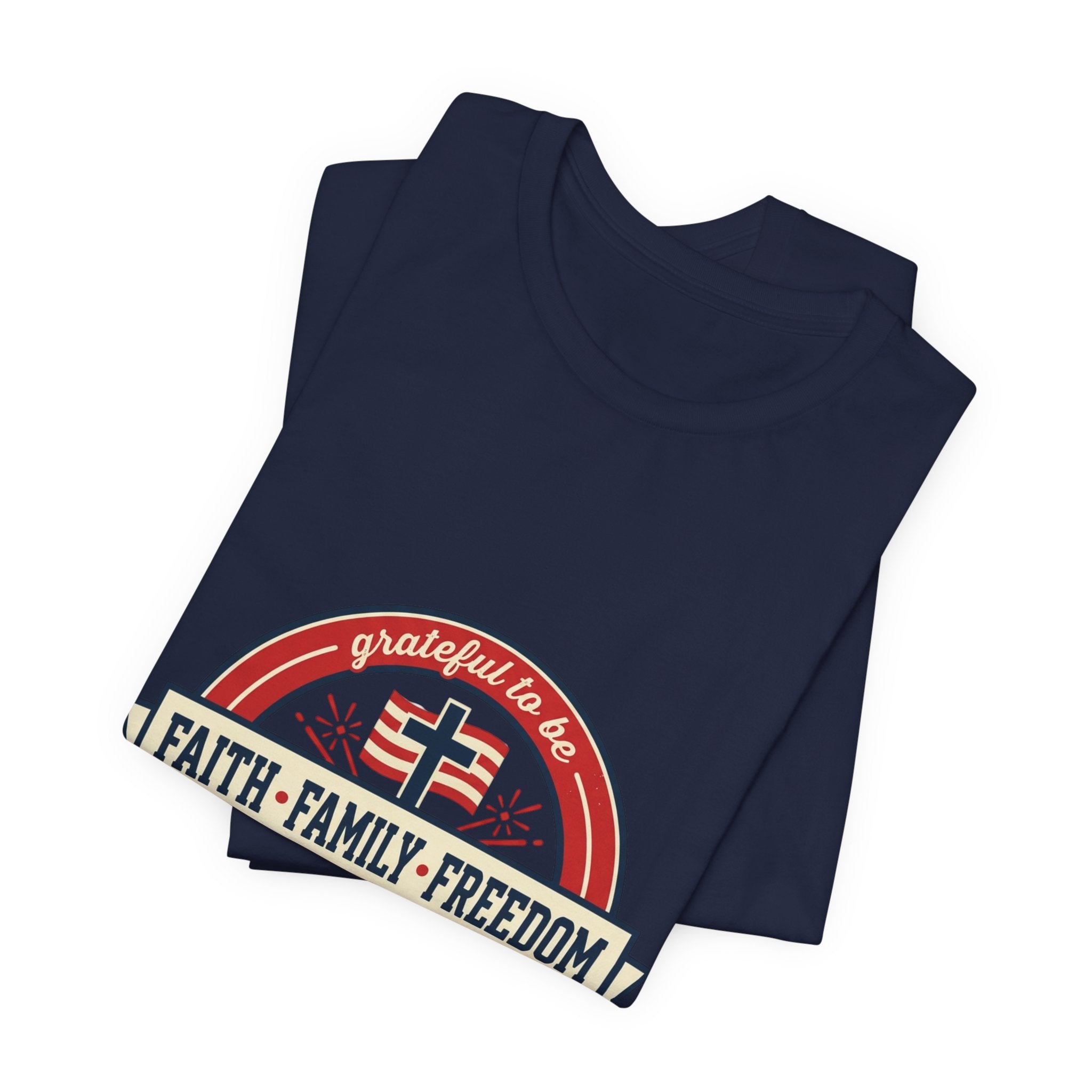 Faith • Family • Freedom T-Shirt | patriotic faith-based vintage Americana