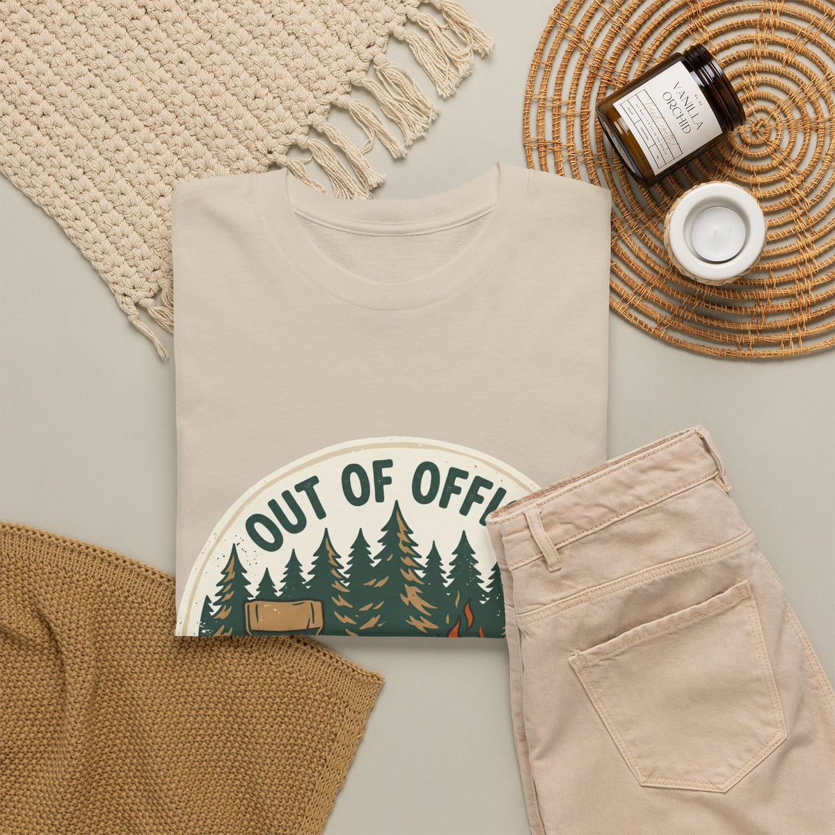 Out of Office Camping T-Shirt