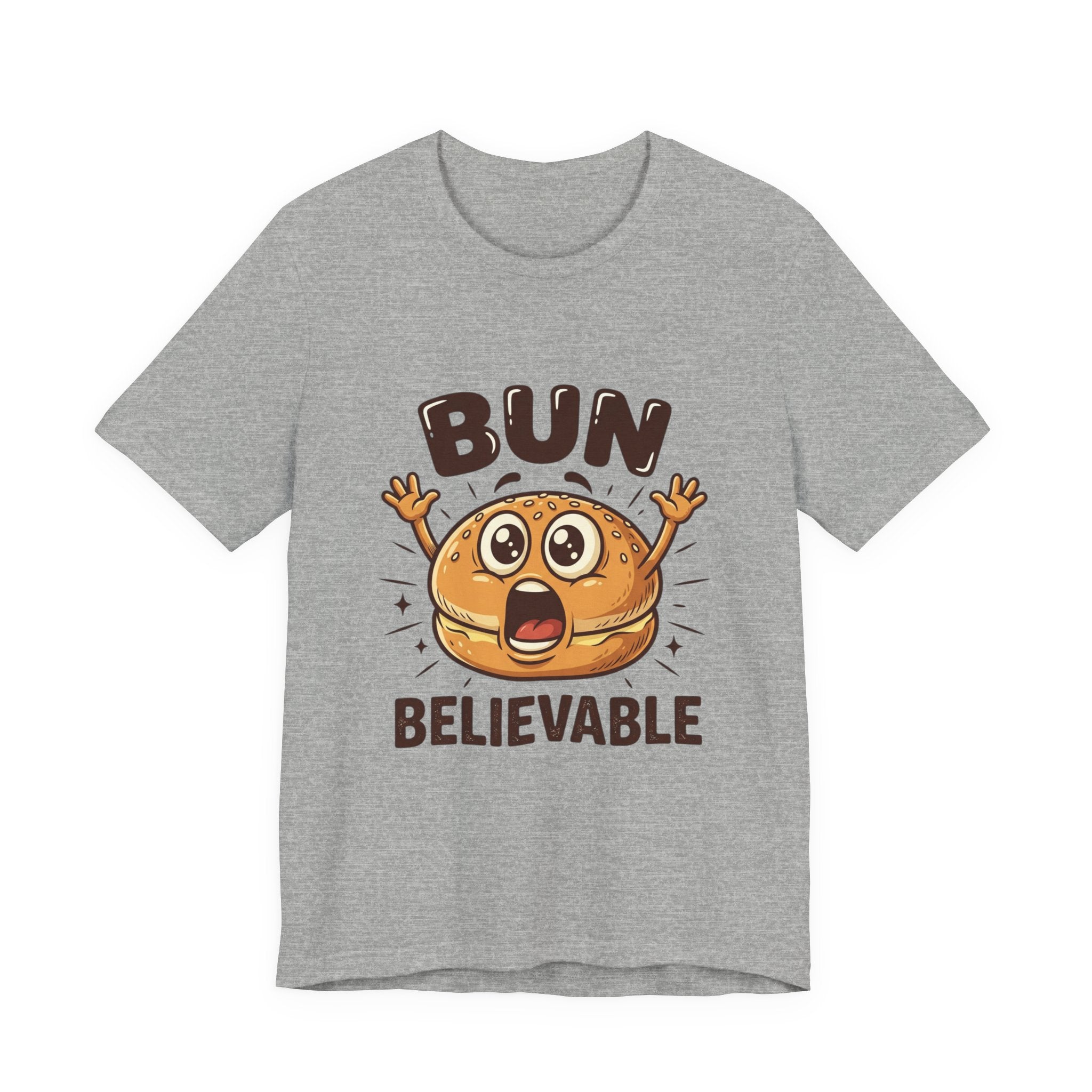 Bun Believable Burger Tee — Funny Cute Food Pun T-Shirt