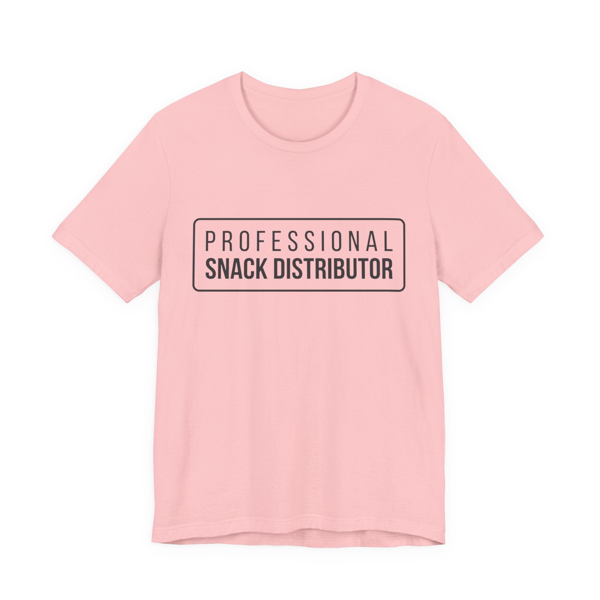 Professional Snack Distributor Tee — Funny Food Lover T-Shirt