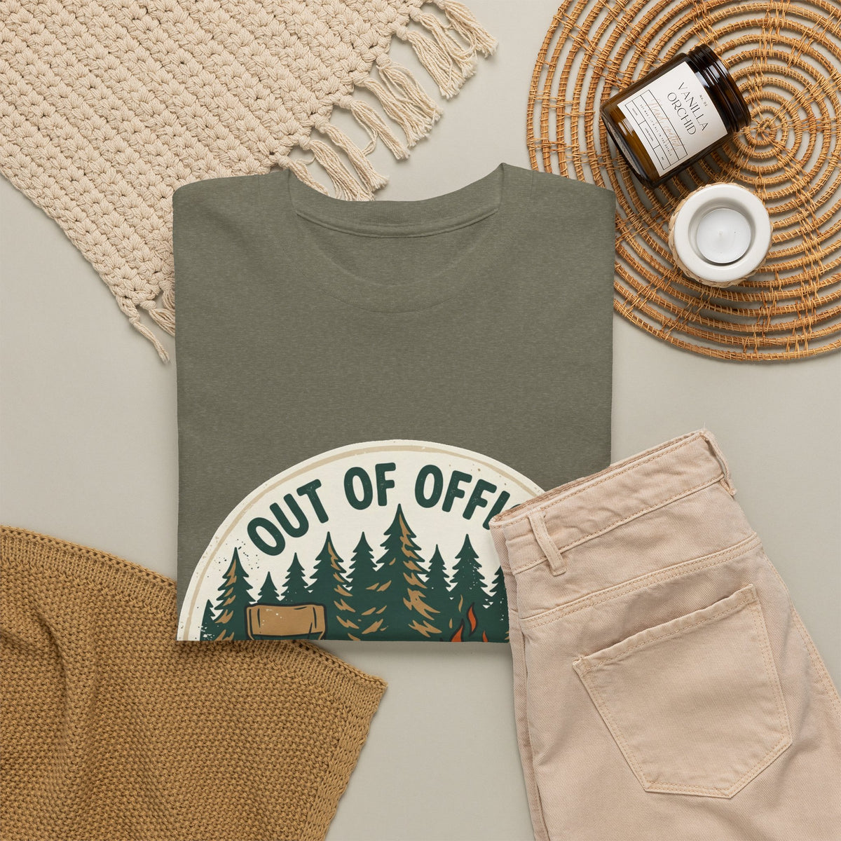 Out of Office Camping T-Shirt