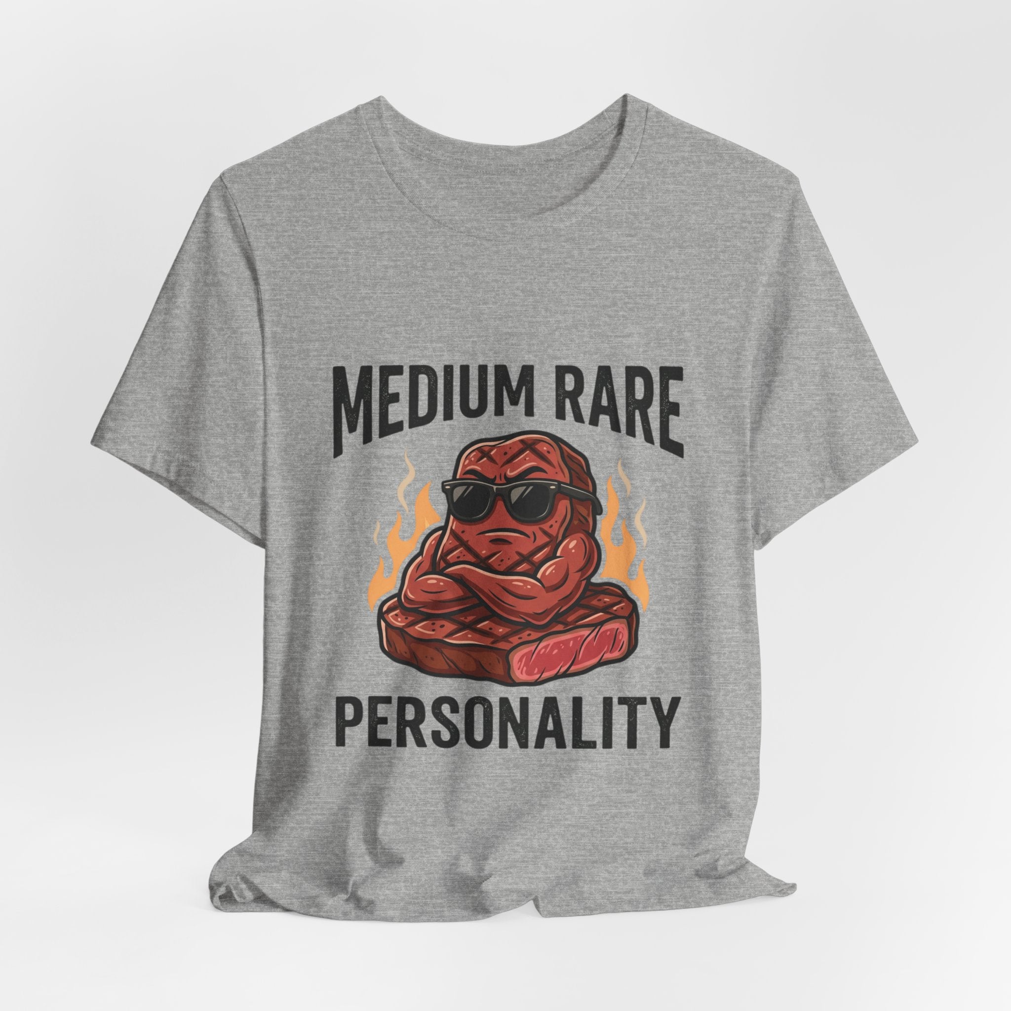 Medium Rare Personality Steak T-Shirt — Funny Grill & BBQ Shirt