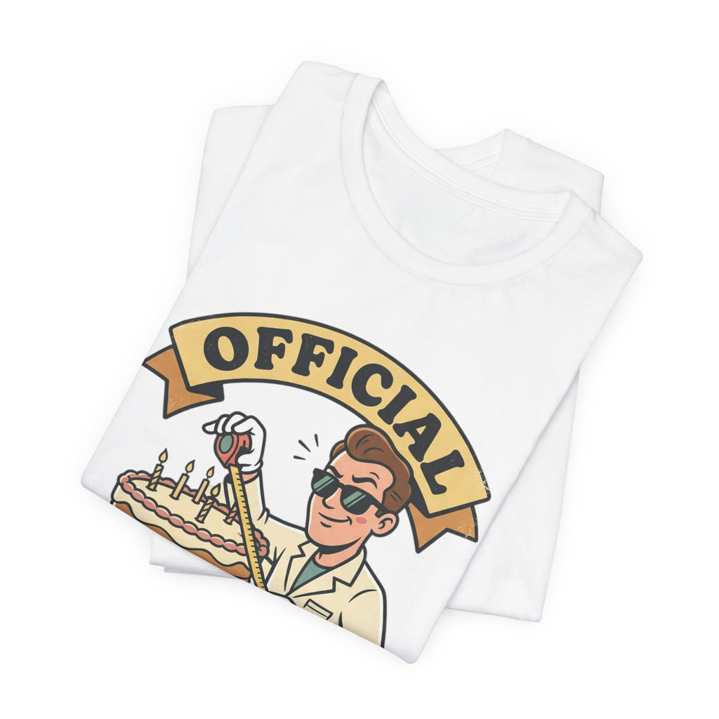 Cake Inspector T-Shirt — "Official Cake Inspector" Funny Baking Tee