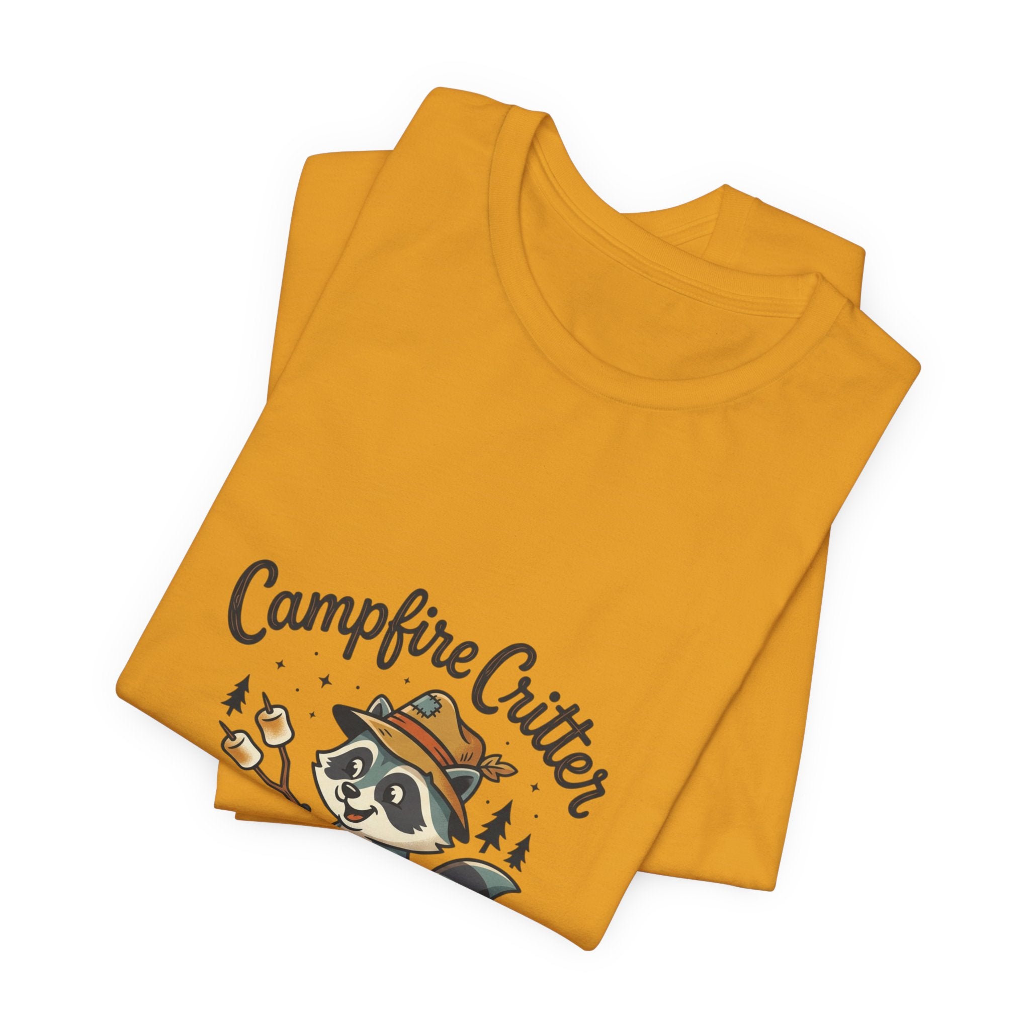 Campfire Critter T‑Shirt — Cute Raccoon Camping Tee