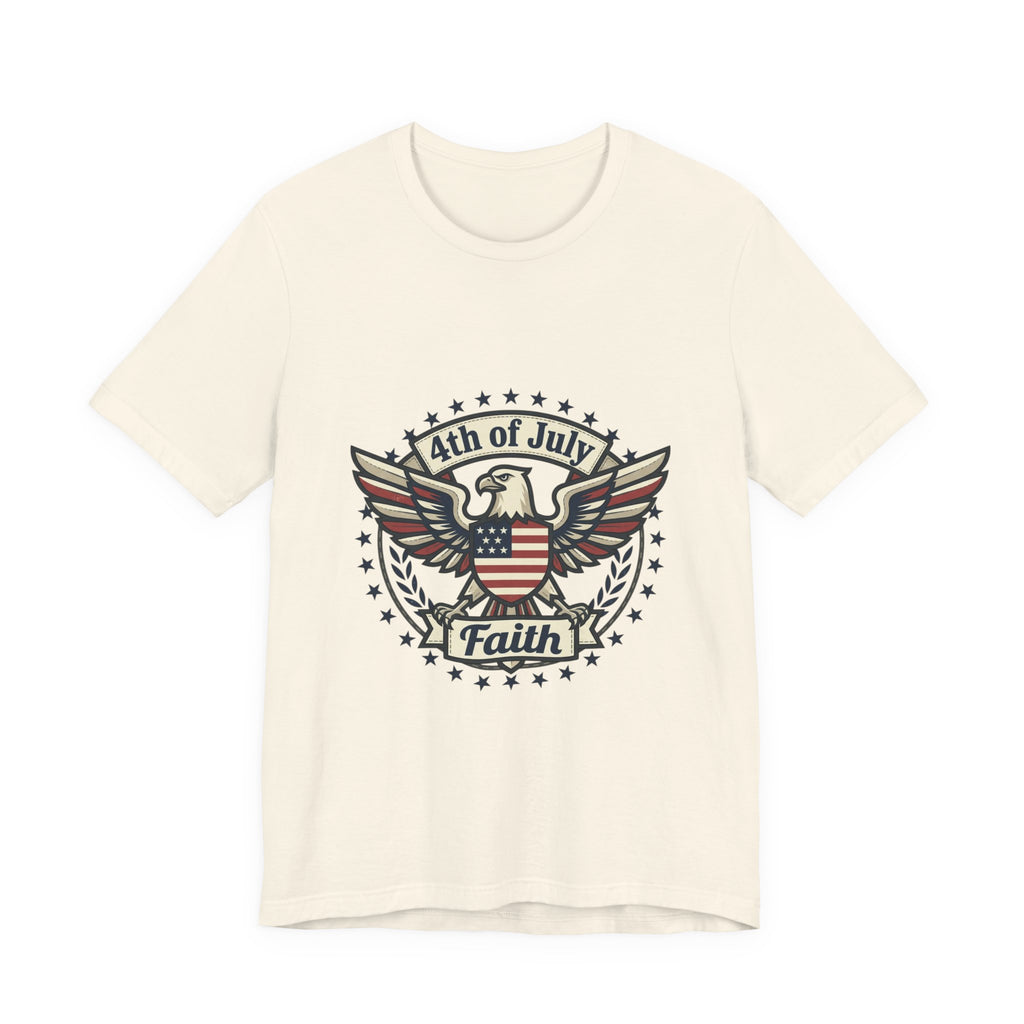 Faith & Freedom Eagle Tee | Patriotic, Vintage Americana, July 4th