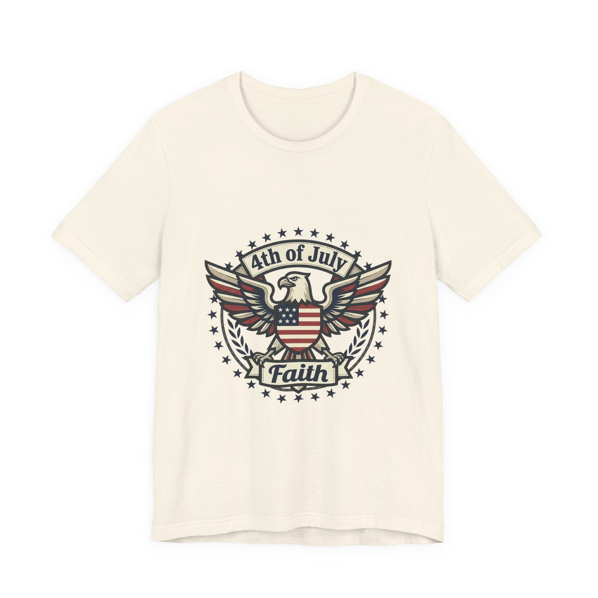 Faith & Freedom Eagle Tee | Patriotic, Vintage Americana, July 4th