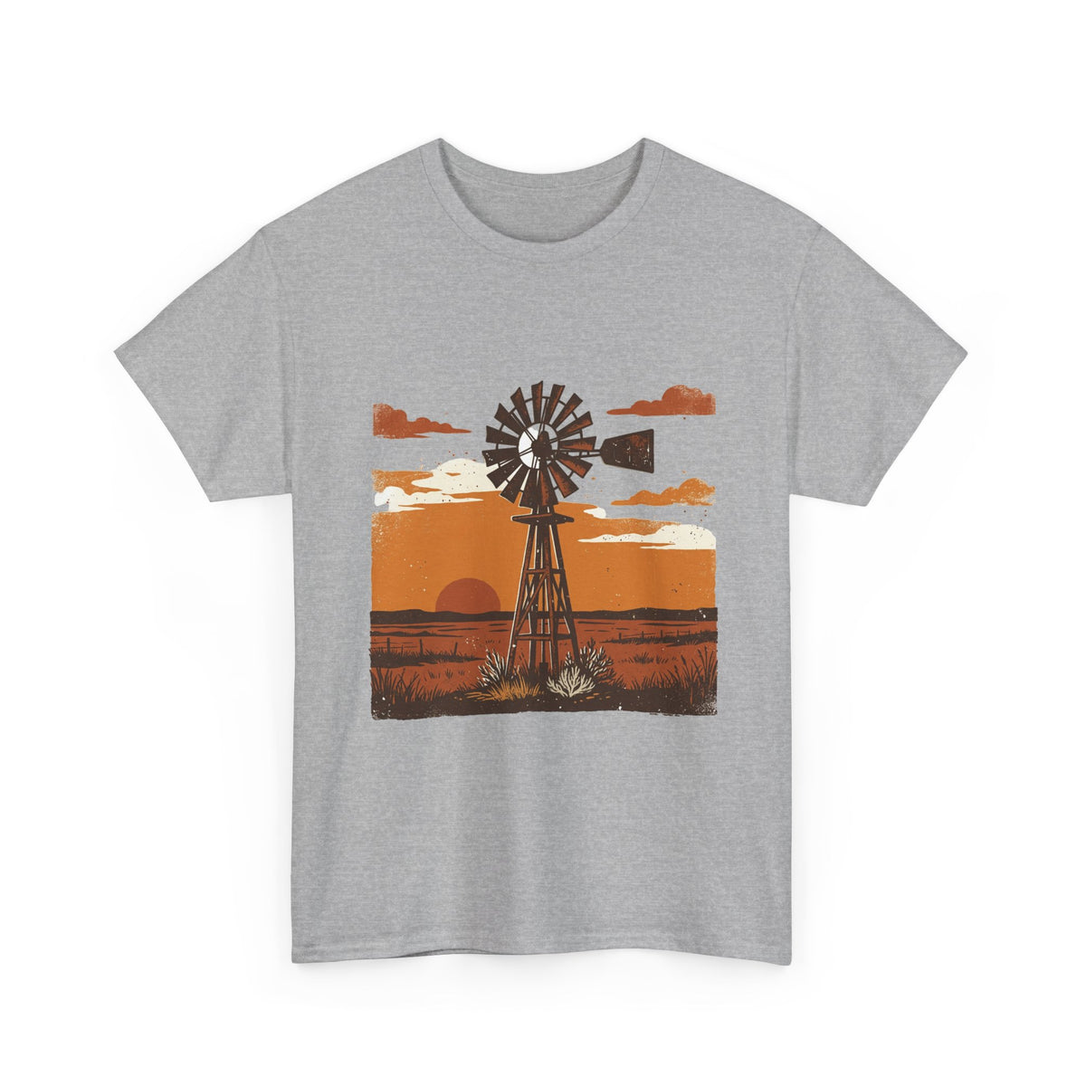 Windmill Sunset T-Shirt