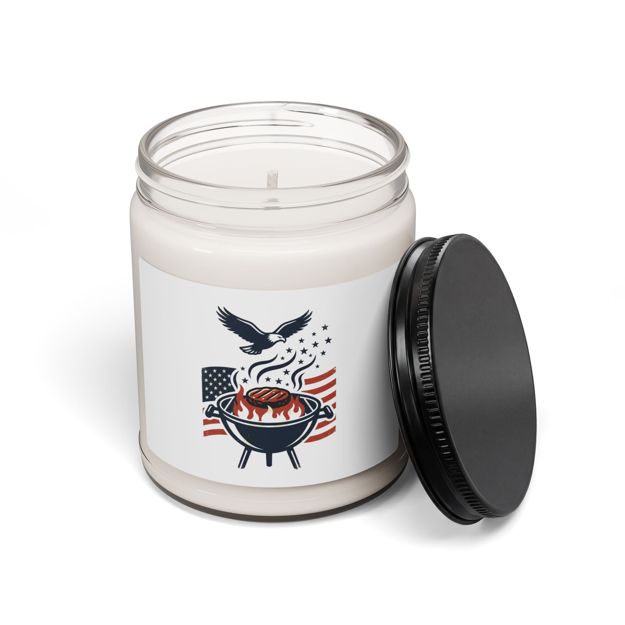 Liberty & Faith BBQ Candle, Scented Soy Candle | Patriotic, July 4th