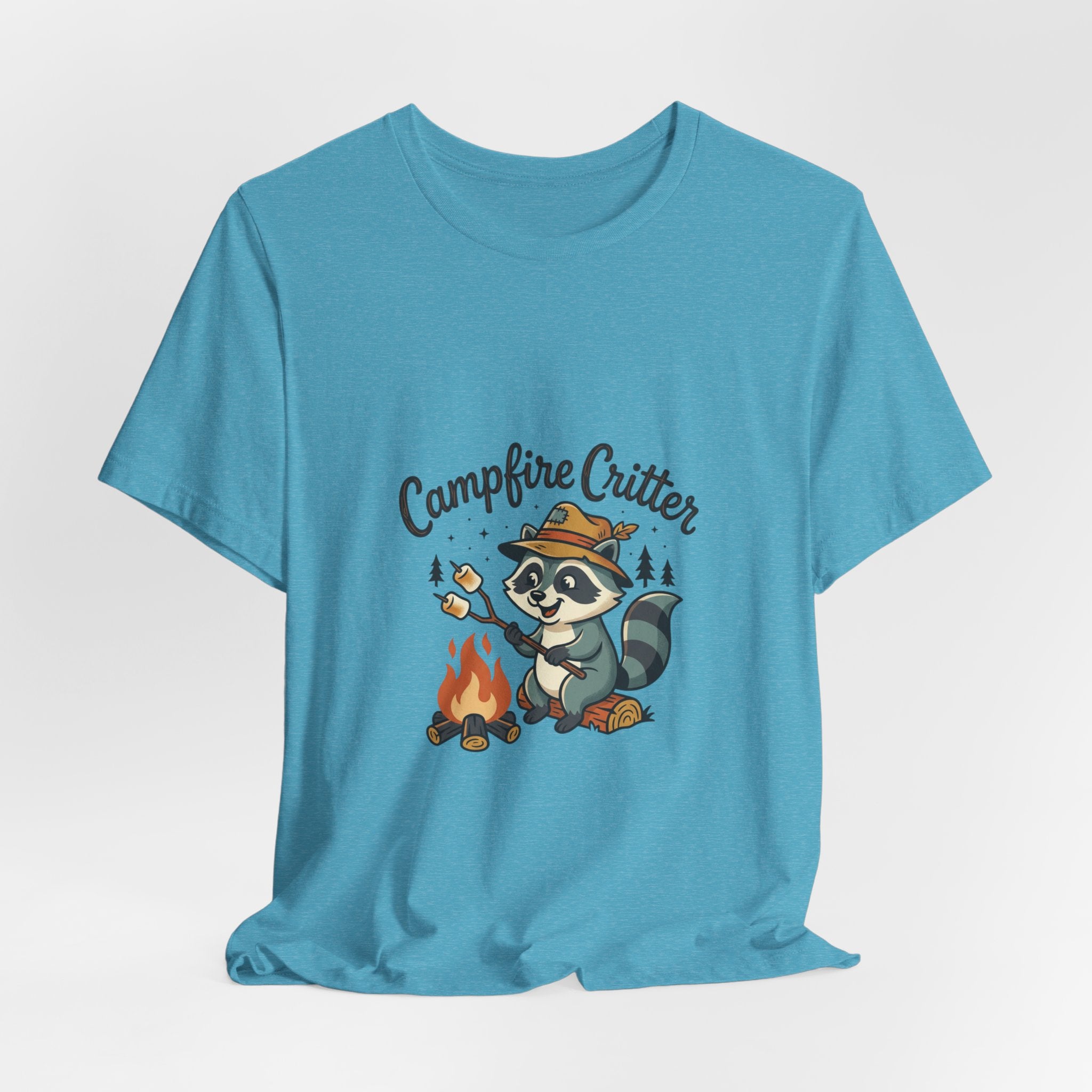 Campfire Critter T‑Shirt — Cute Raccoon Camping Tee