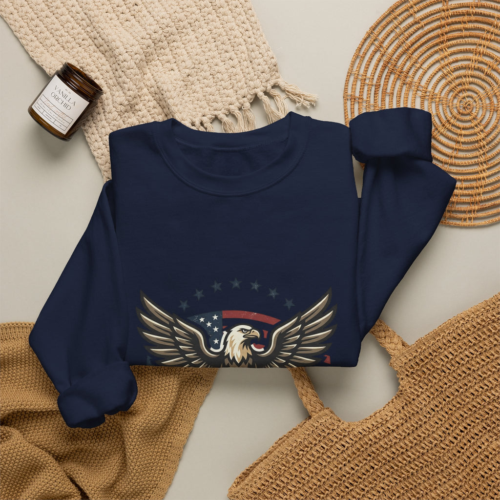 Liberty Eagle 1776 Sweatshirt | Faith-based Patriotic, Vintage Americana