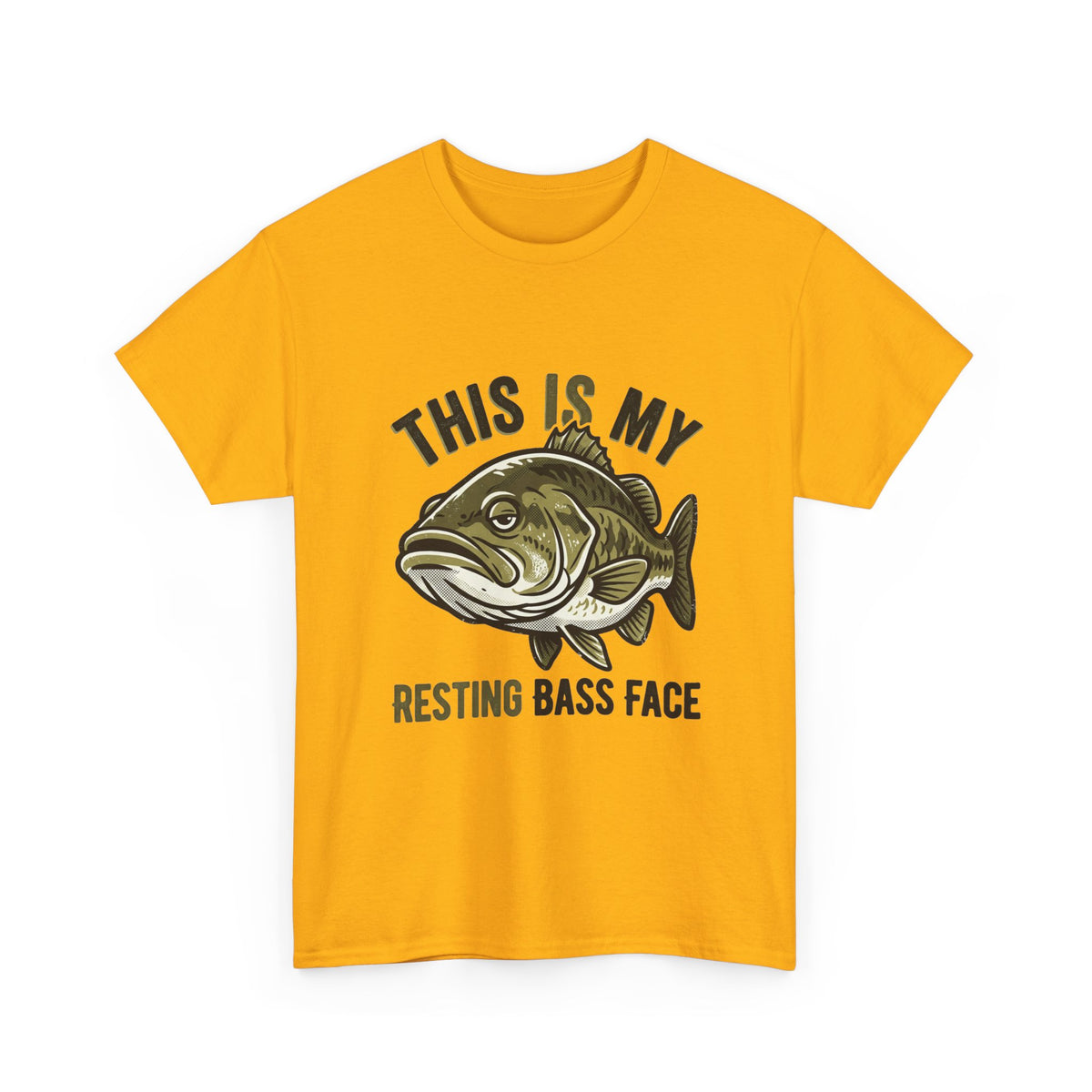 Resting Bass Face Fishing T-Shirt