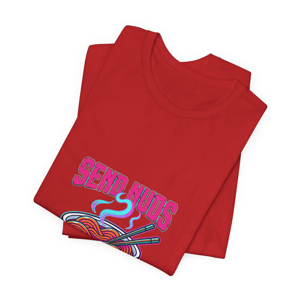Ramen 'Send Nuds' Graphic Tee — Cute Kawaii Noodle Shirt