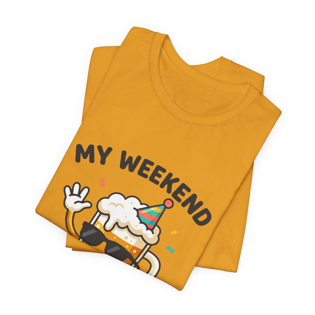 My Weekend Has Entered Survival Mode Beer T-Shirt