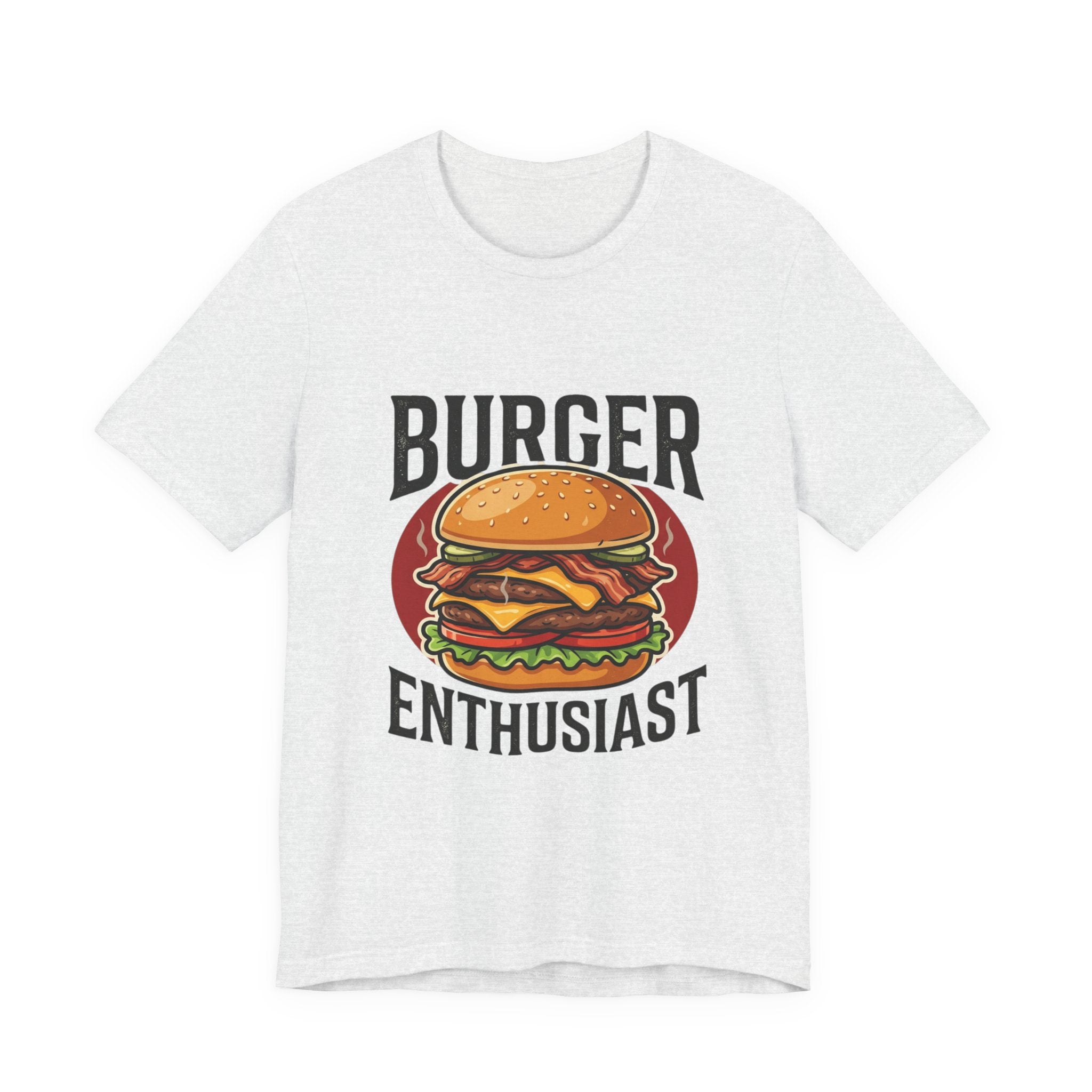 Burger Enthusiast T-Shirt — Retro Cheeseburger Graphic Tee for Foodies
