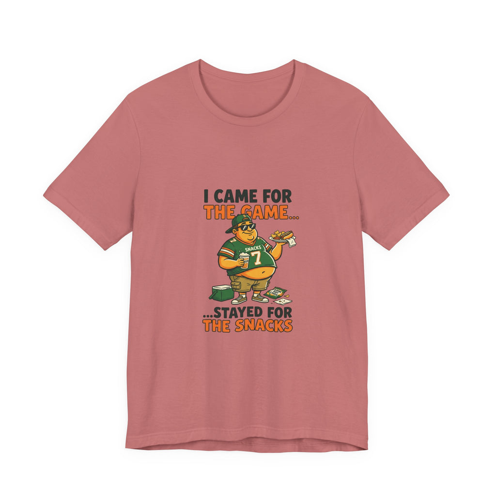 I Came for the Game, Stayed for the Snacks T-Shirt