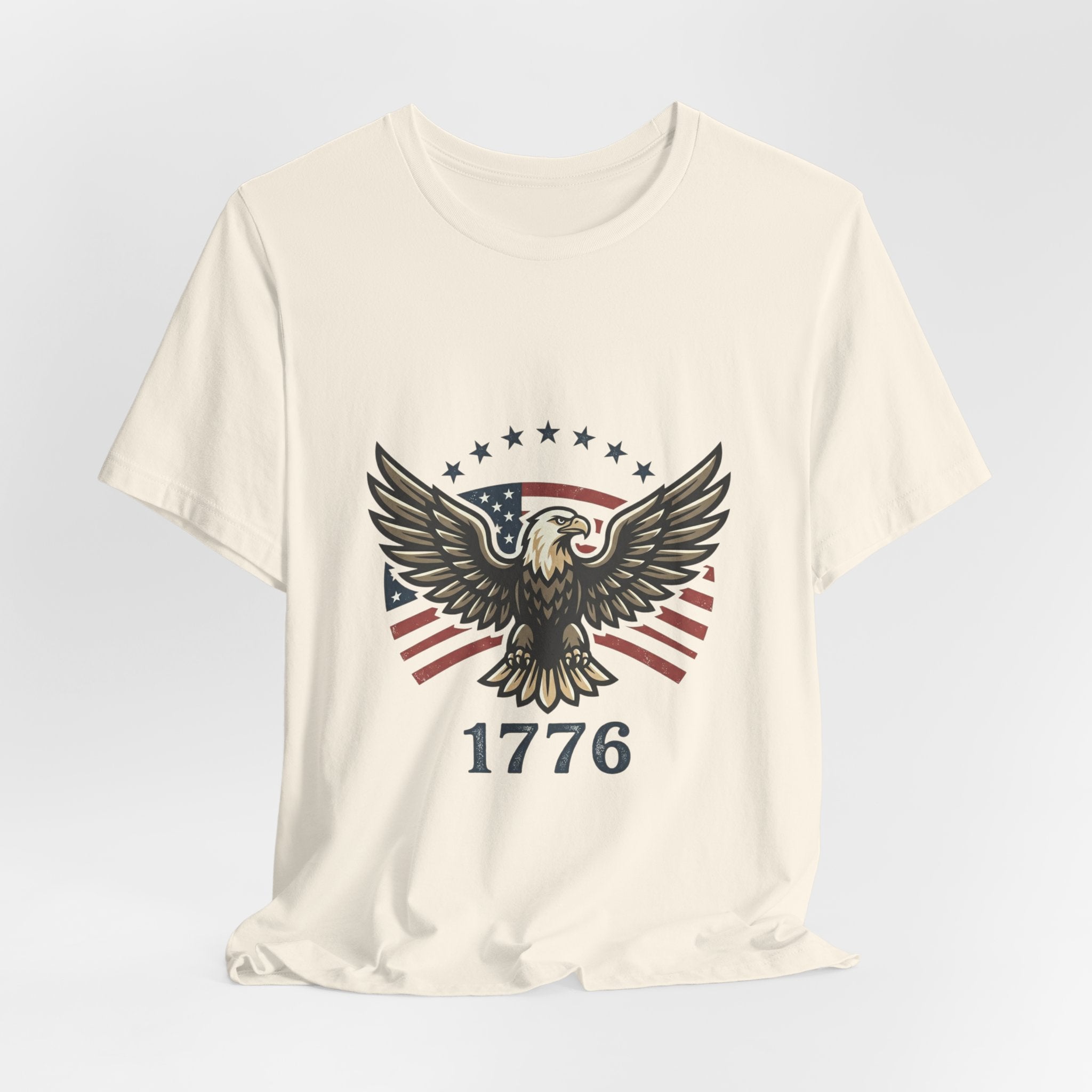 1776 Eagle Patriotic Tee | Faith and Freedom, Vintage Americana
