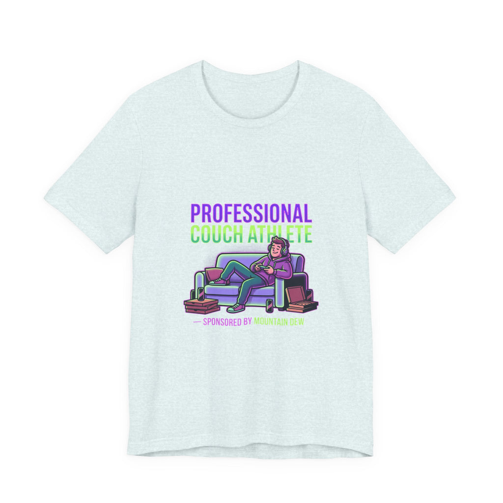 Professional Couch Athlete T-Shirt — Funny Lazy Gamer Tee
