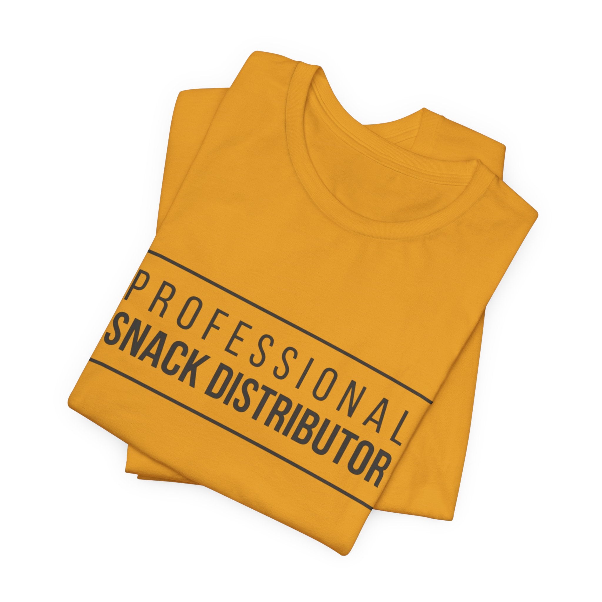 Professional Snack Distributor Tee — Funny Food Lover T-Shirt