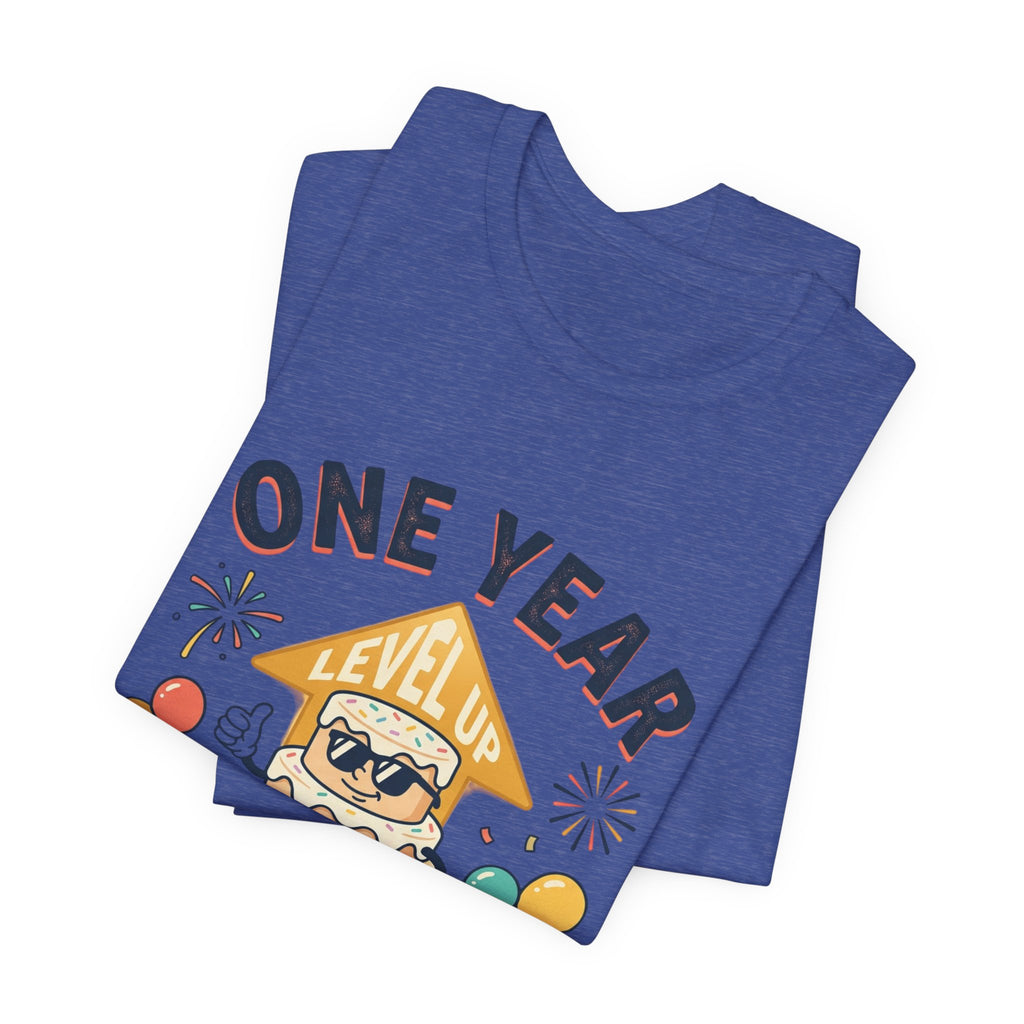 Birthday Baby Tee — "One Year More Awesome" 1st Birthday Shirt