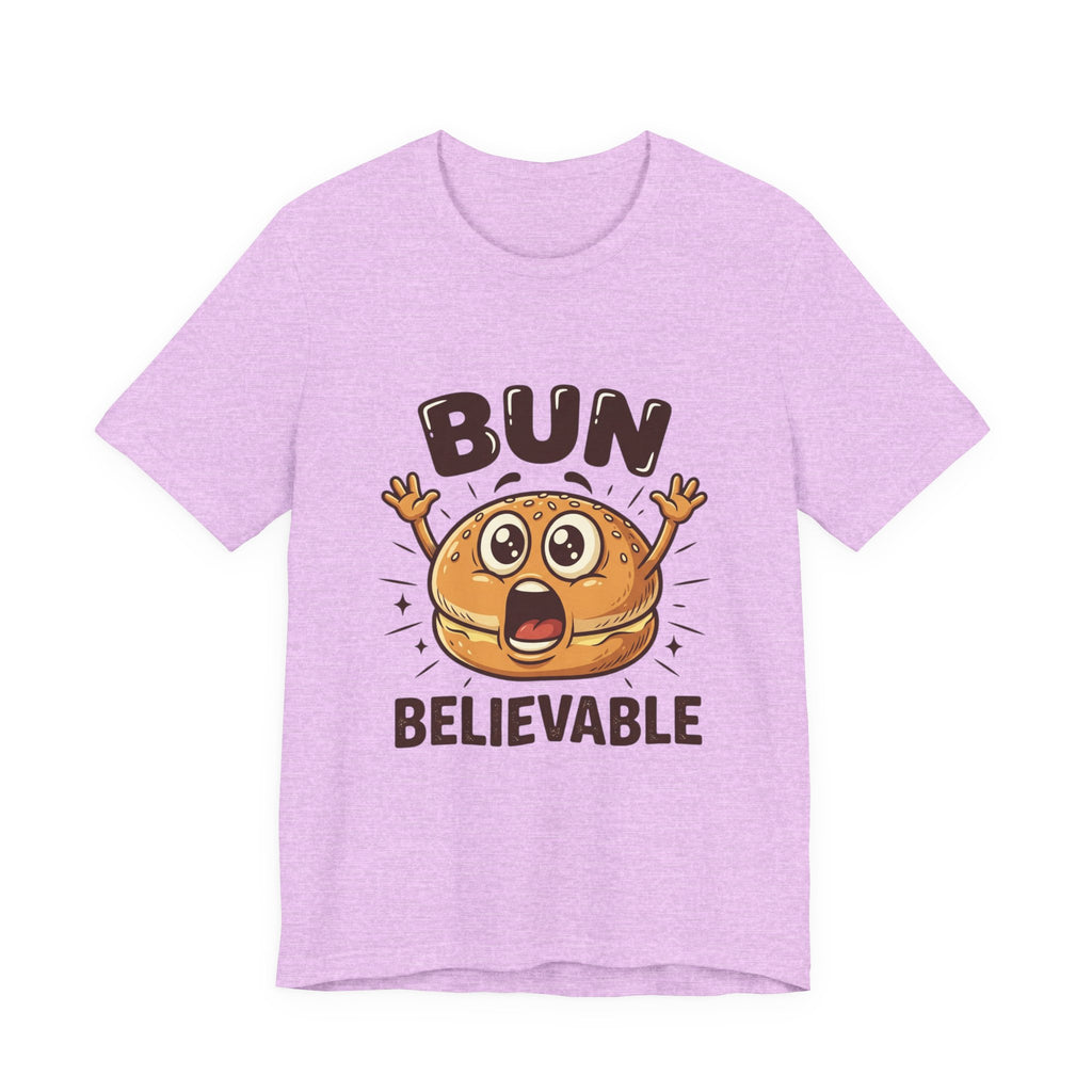 Bun Believable Burger Tee — Funny Cute Food Pun T-Shirt