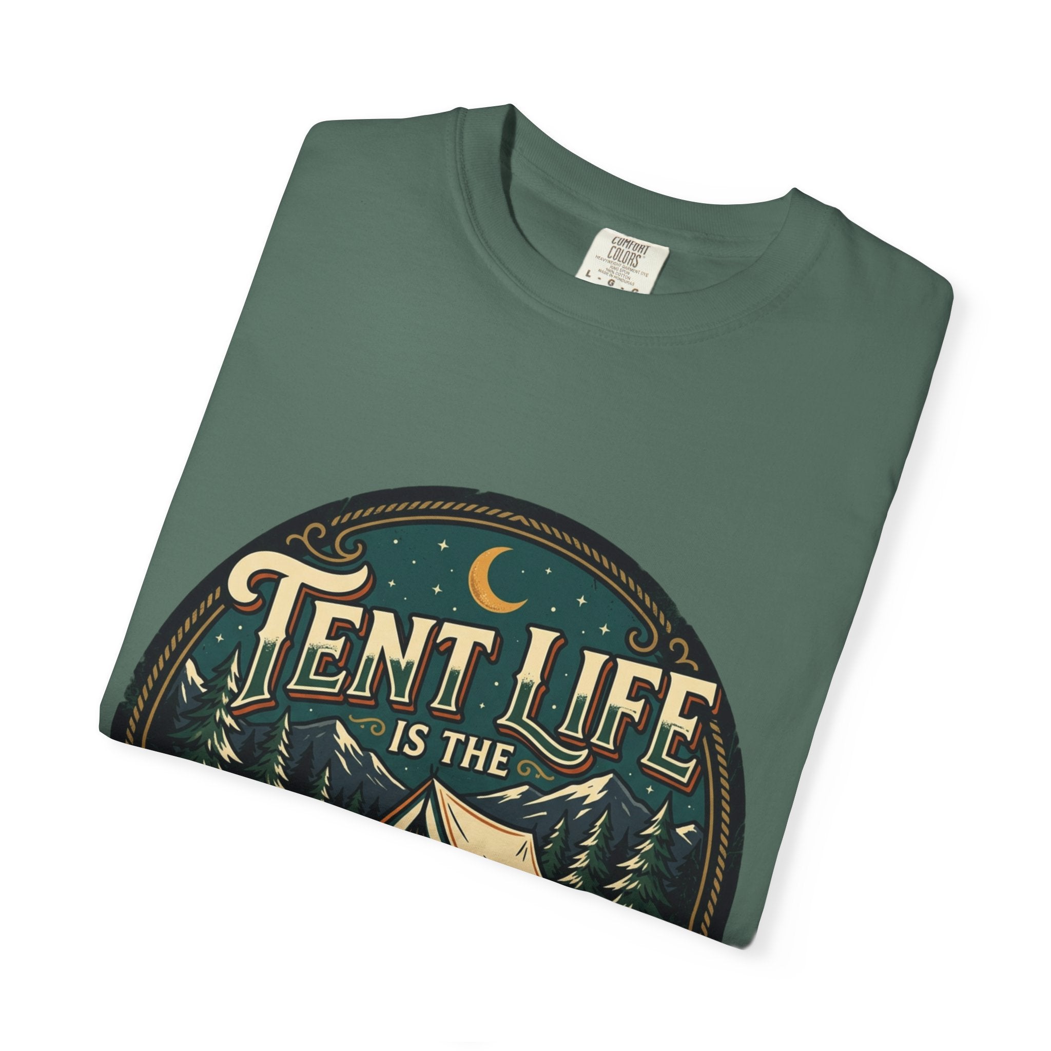 Tent Life T-Shirt — 'Tent Life is the Best Life' Camping Graphic Tee