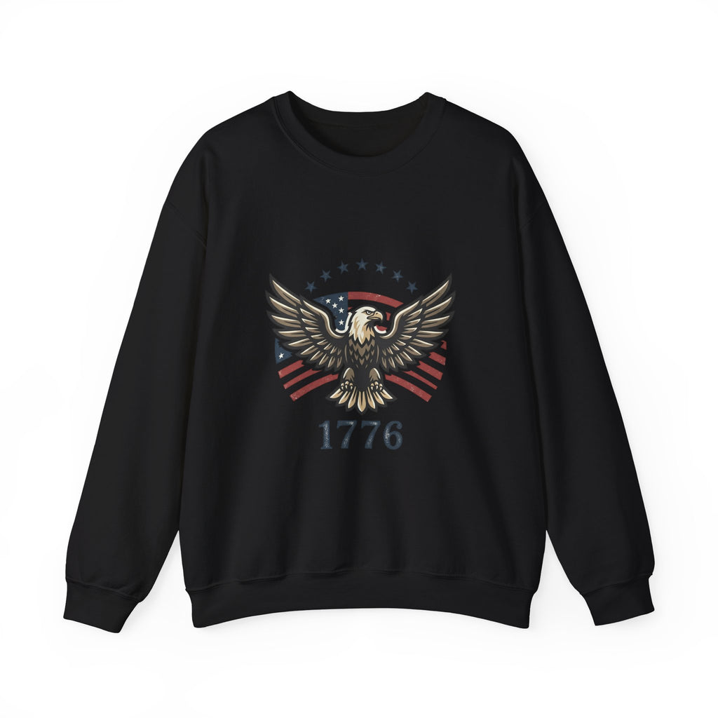 Liberty Eagle 1776 Sweatshirt | Faith-based Patriotic, Vintage Americana