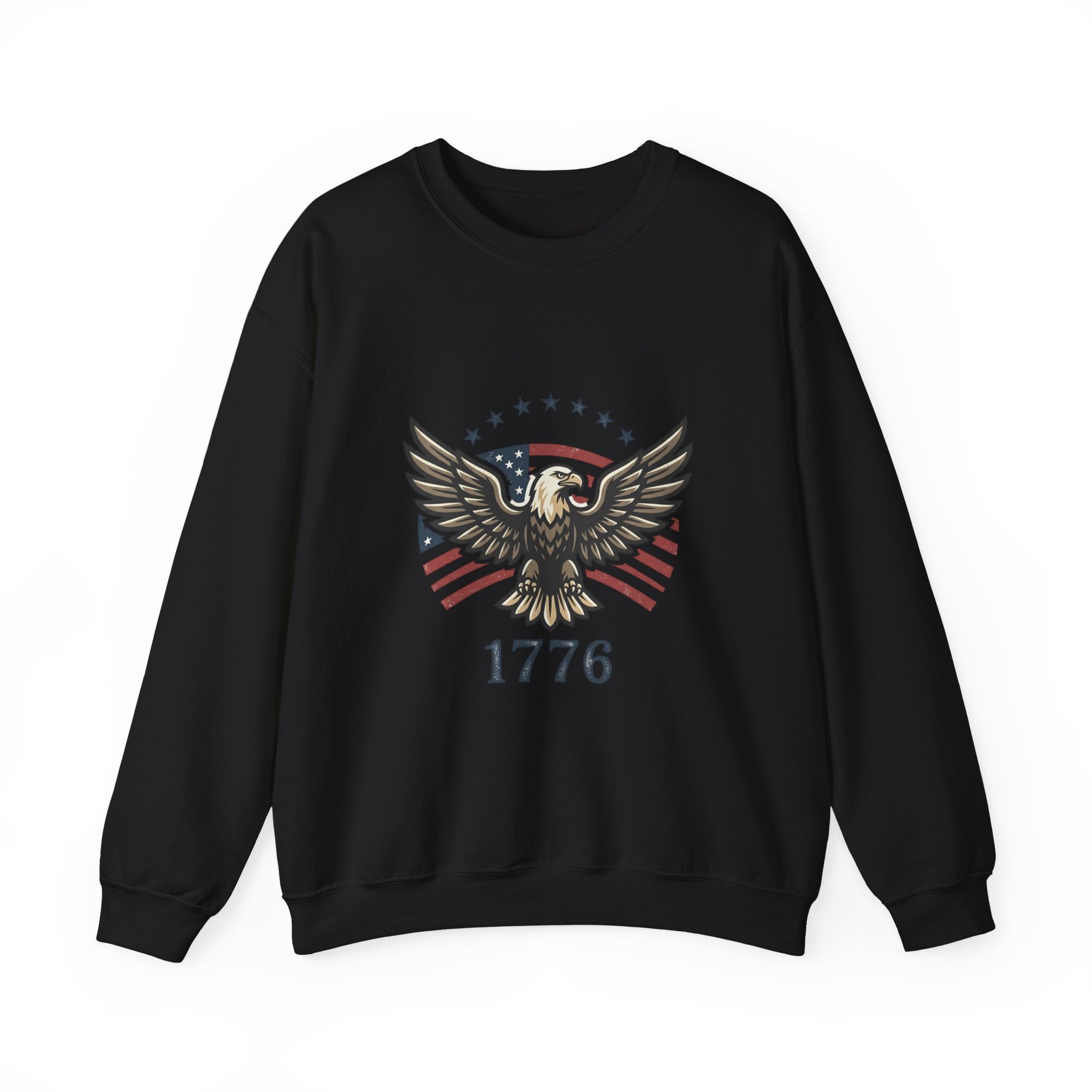 Liberty Eagle 1776 Sweatshirt | Faith-based Patriotic, Vintage Americana