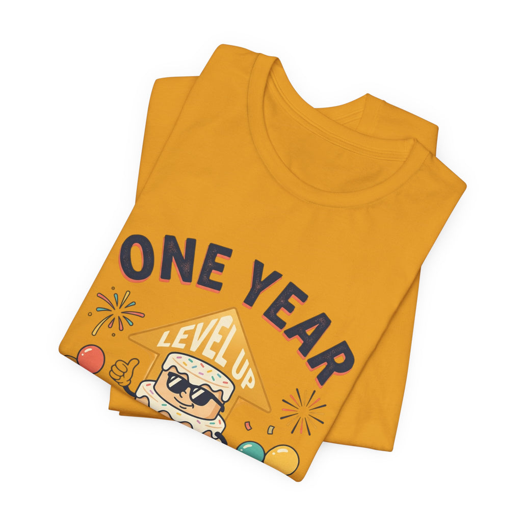 Birthday Baby Tee — "One Year More Awesome" 1st Birthday Shirt