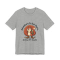 Adventure Is Out There T-Shirt — Cute Squirrel Hiker “And So Are Snacks” Graphic Tee