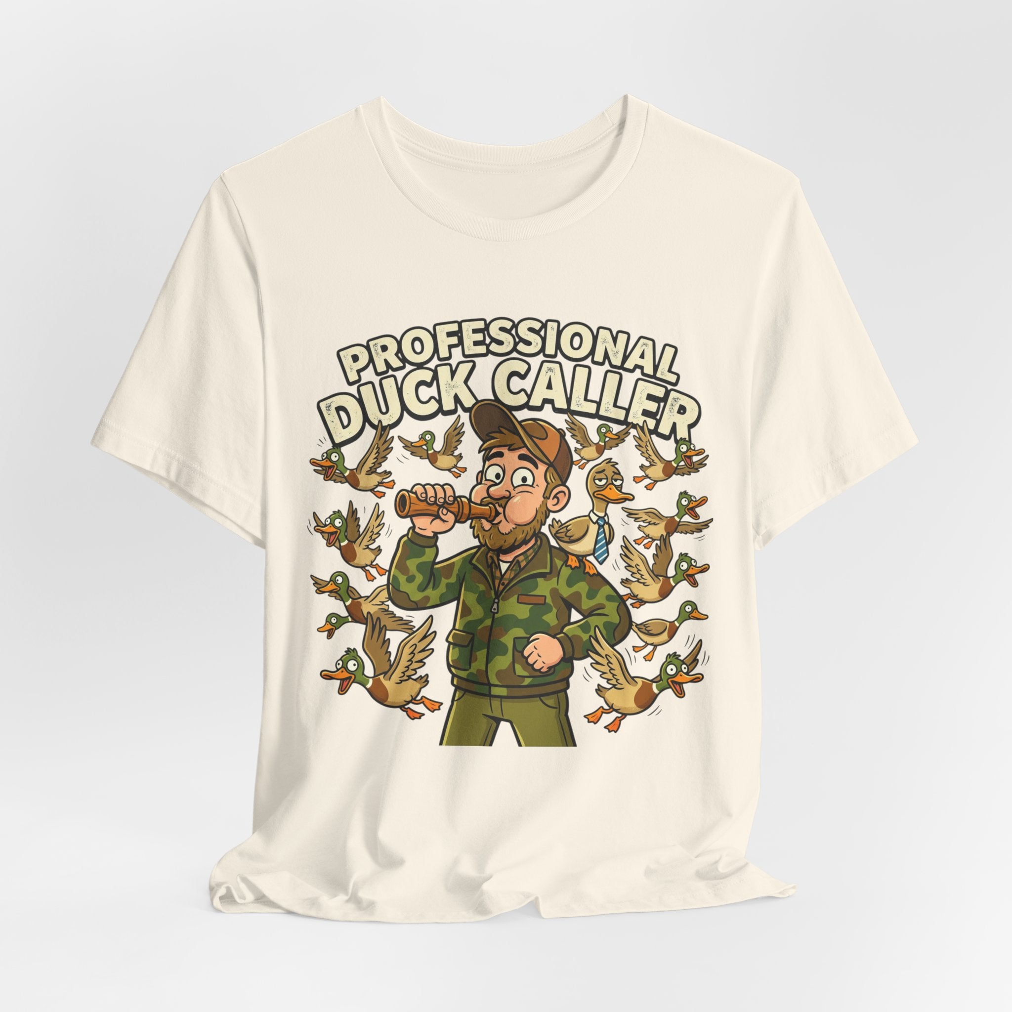Professional Duck Caller T-Shirt — Funny Hunting Tee for Duck Hunters