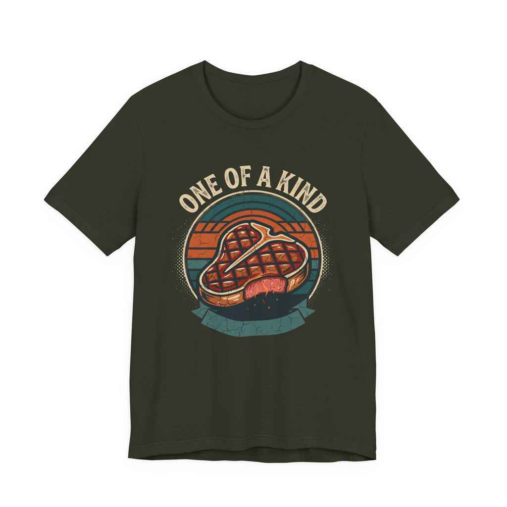 One of a Kind Steak T-Shirt — Vintage Retro Grill Tee