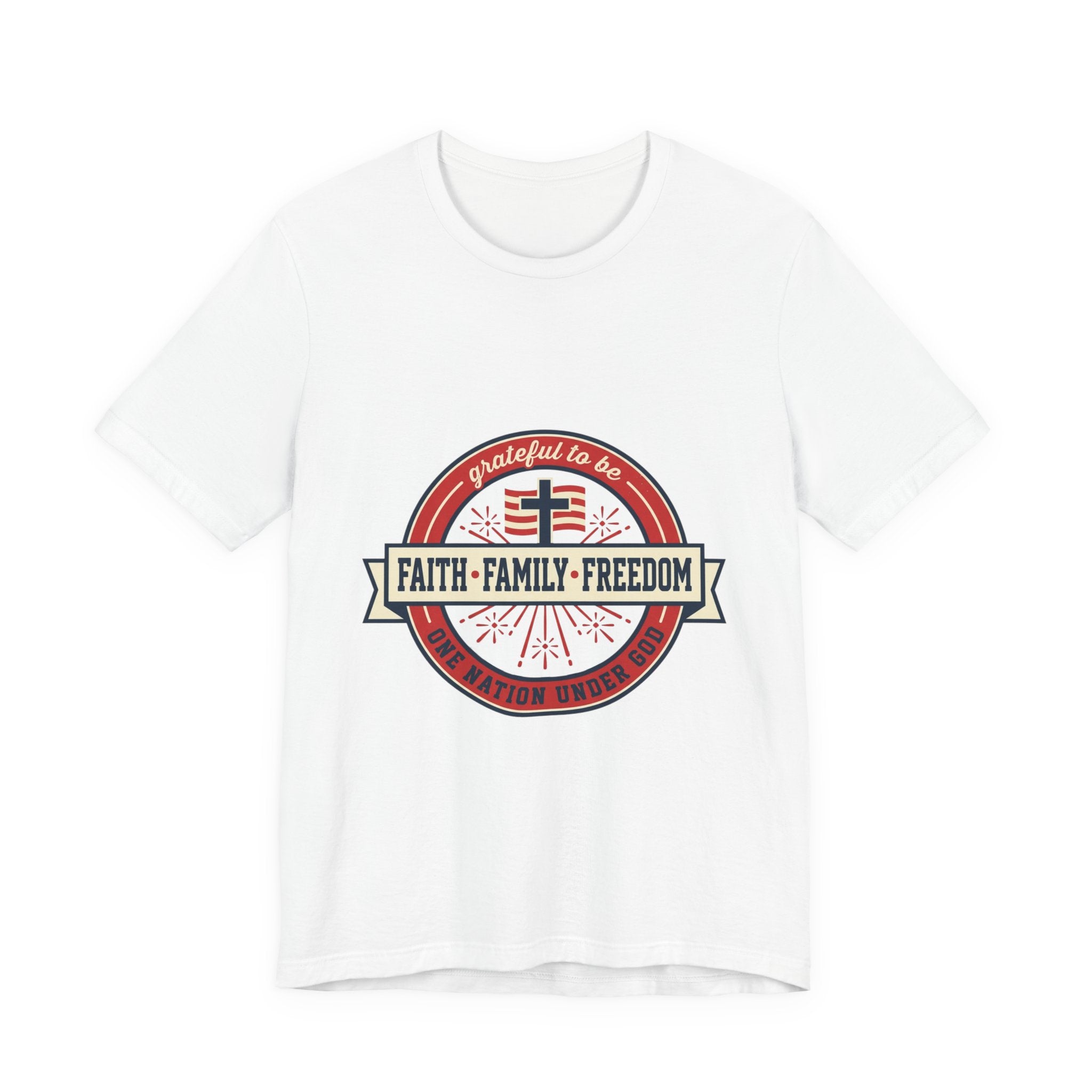 Faith • Family • Freedom T-Shirt | patriotic faith-based vintage Americana