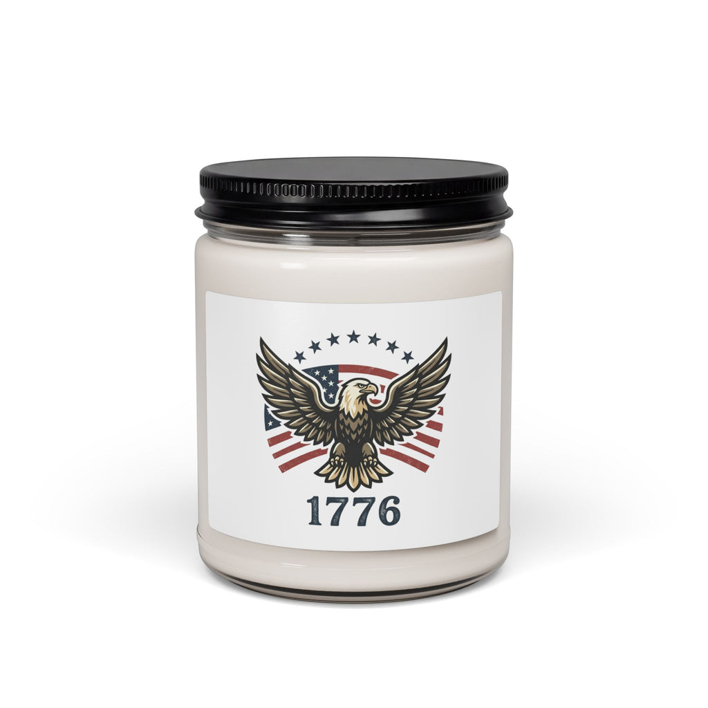 Liberty Eagle 1776 Candle | Scented Soy Candle, Patriotic Faith-Based 4th of July