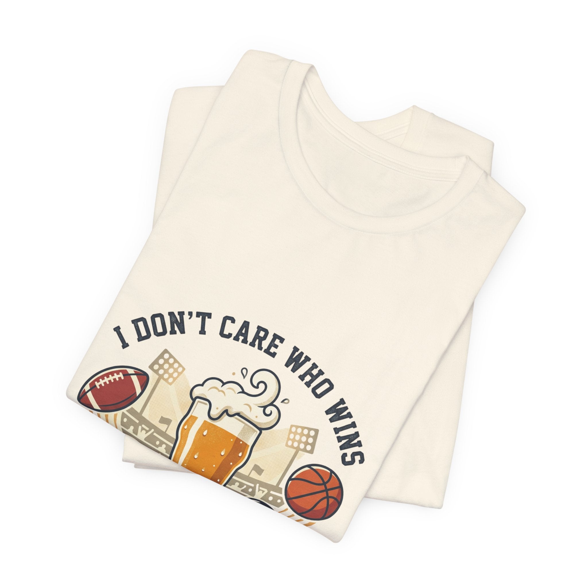 I'm Just Here for the Beer T-Shirt — Funny Sports Fan Beer Tee
