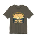 Fishing T-Shirt — "Casting Problems Away, Find Your Calm" Outdoor Angler Tee