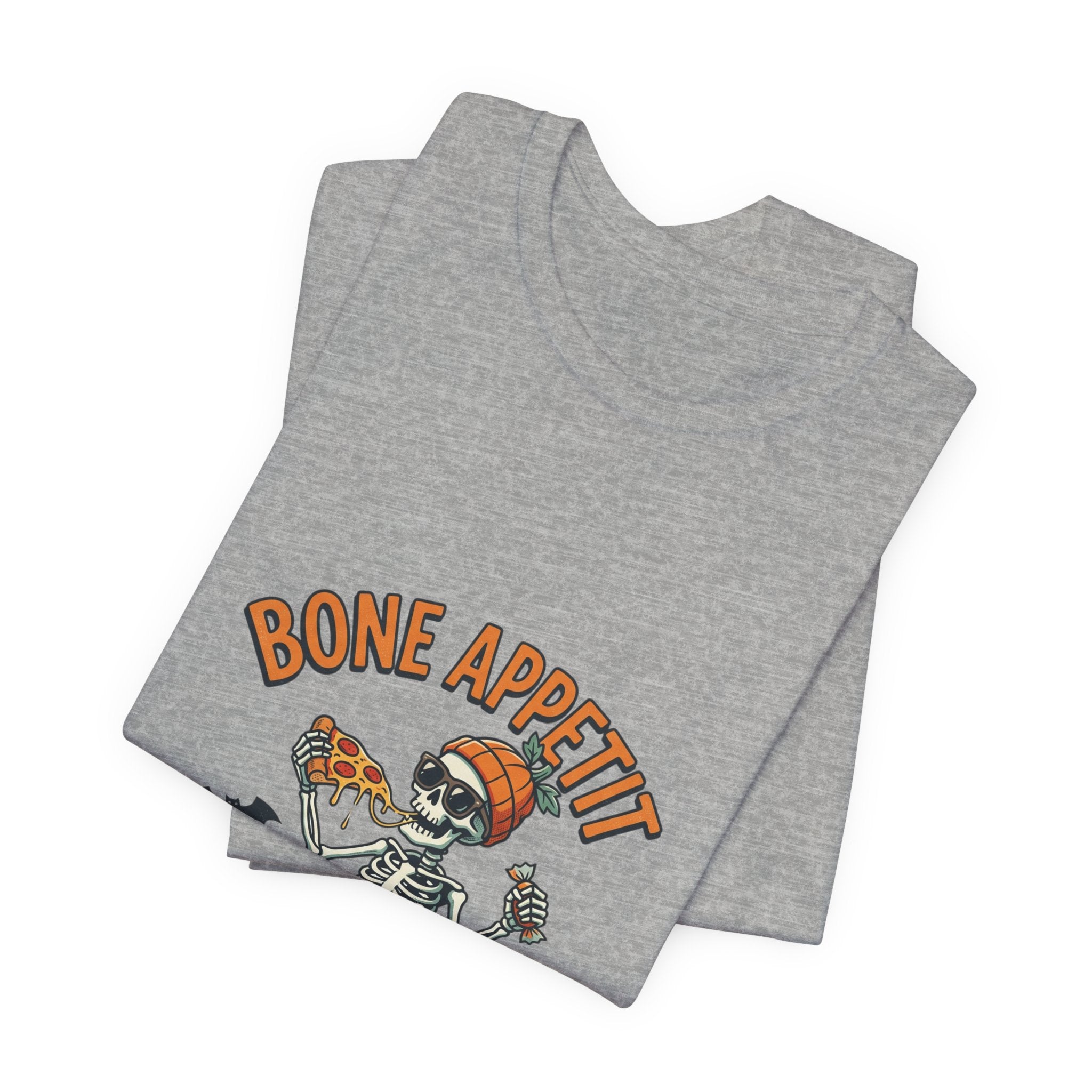 Bone Appetit Halloween T-Shirt — Skeleton Feast of Fright Tee