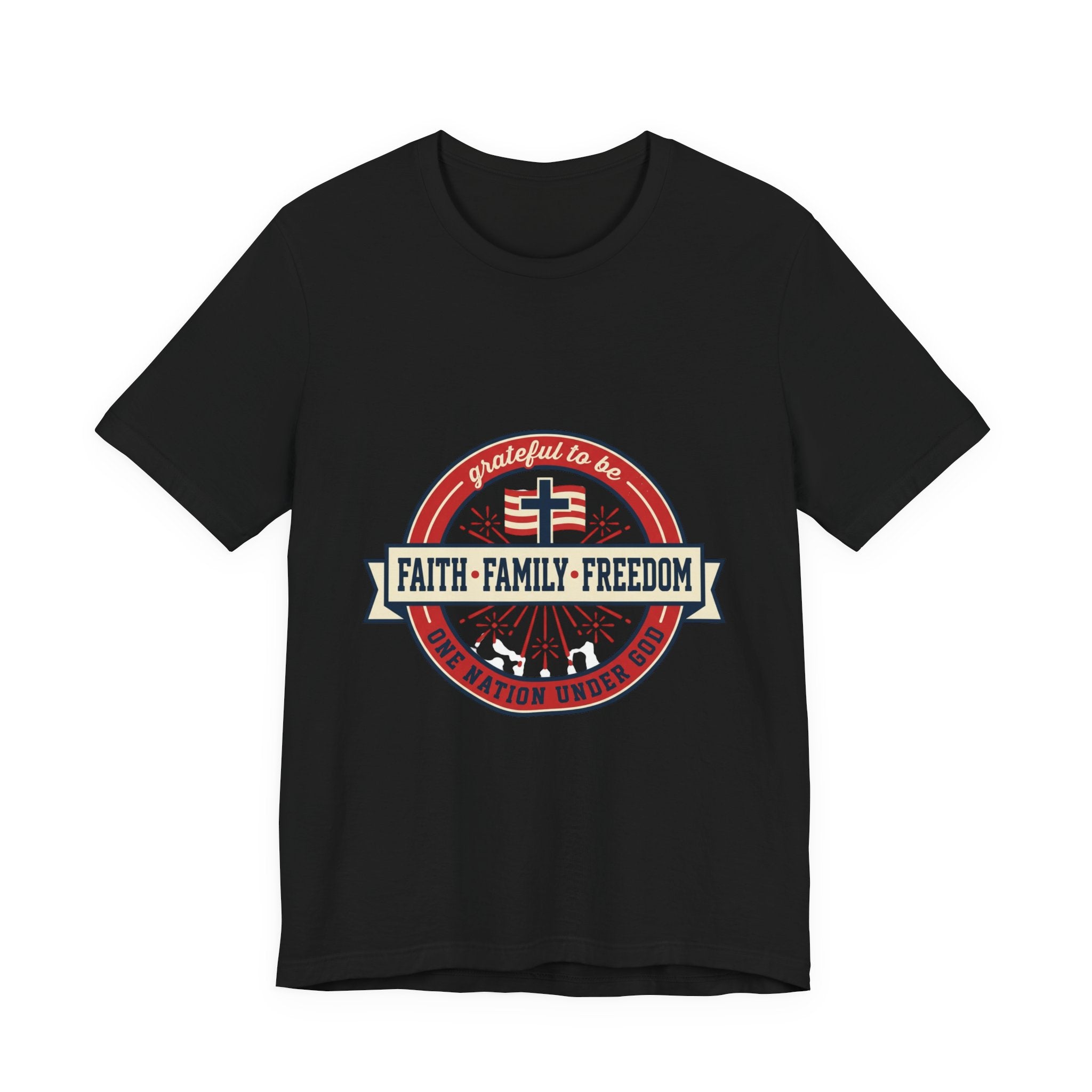 Faith • Family • Freedom T-Shirt | patriotic faith-based vintage Americana