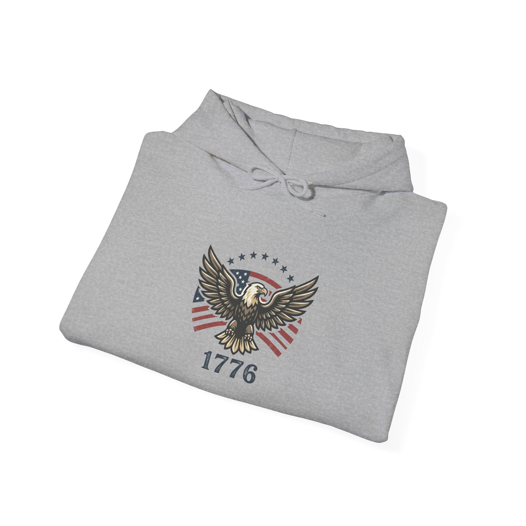 Faith & Freedom 1776 Eagle Hoodie | patriotic, vintage Americana