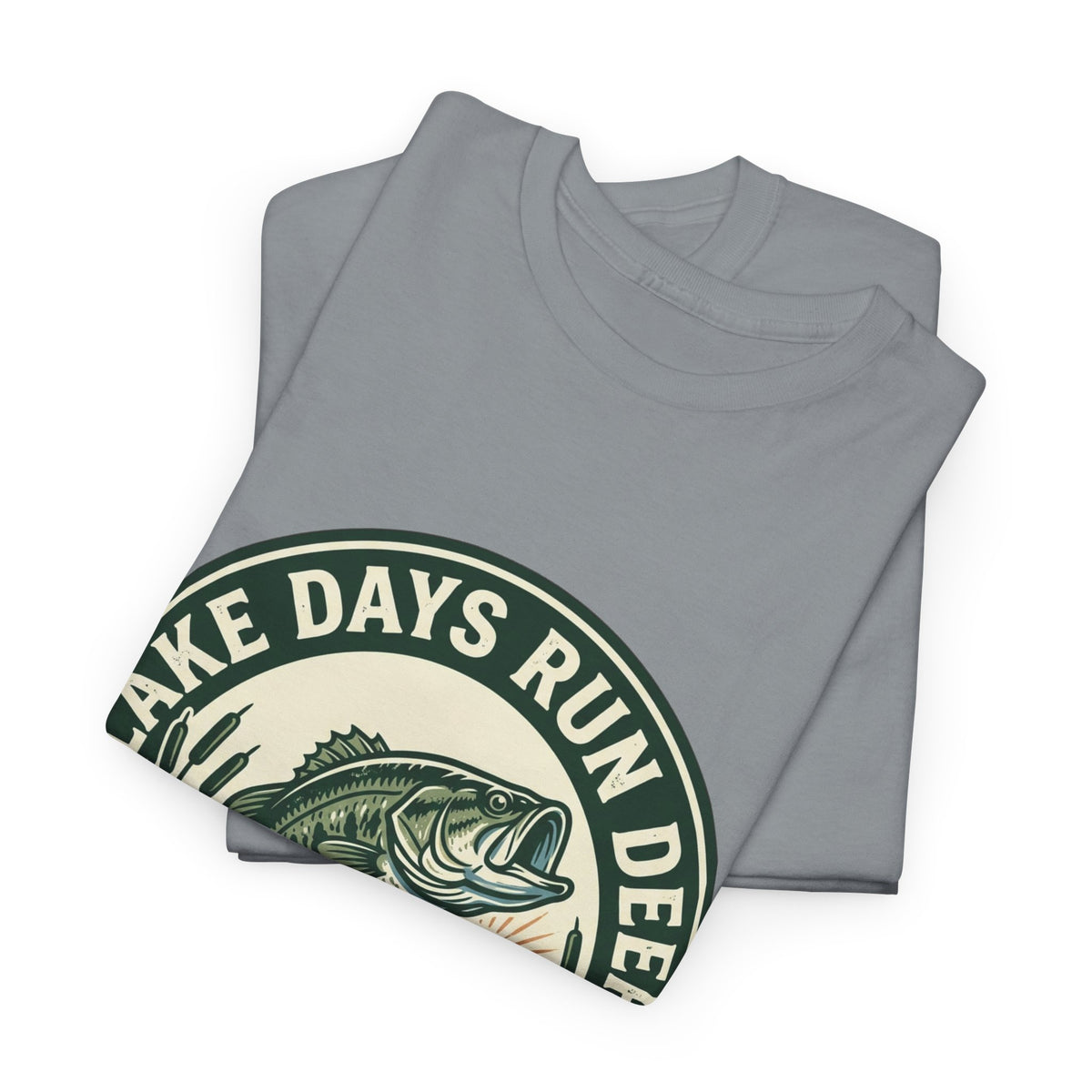 Lake Days Run Deep Fishing T-Shirt
